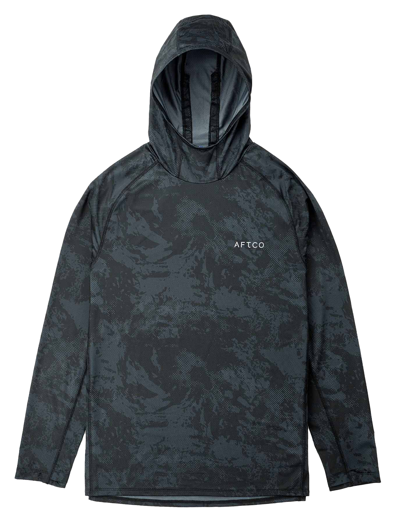 Image of AFTCO Adapt Hoodie - Black Storm Camo - 2XL