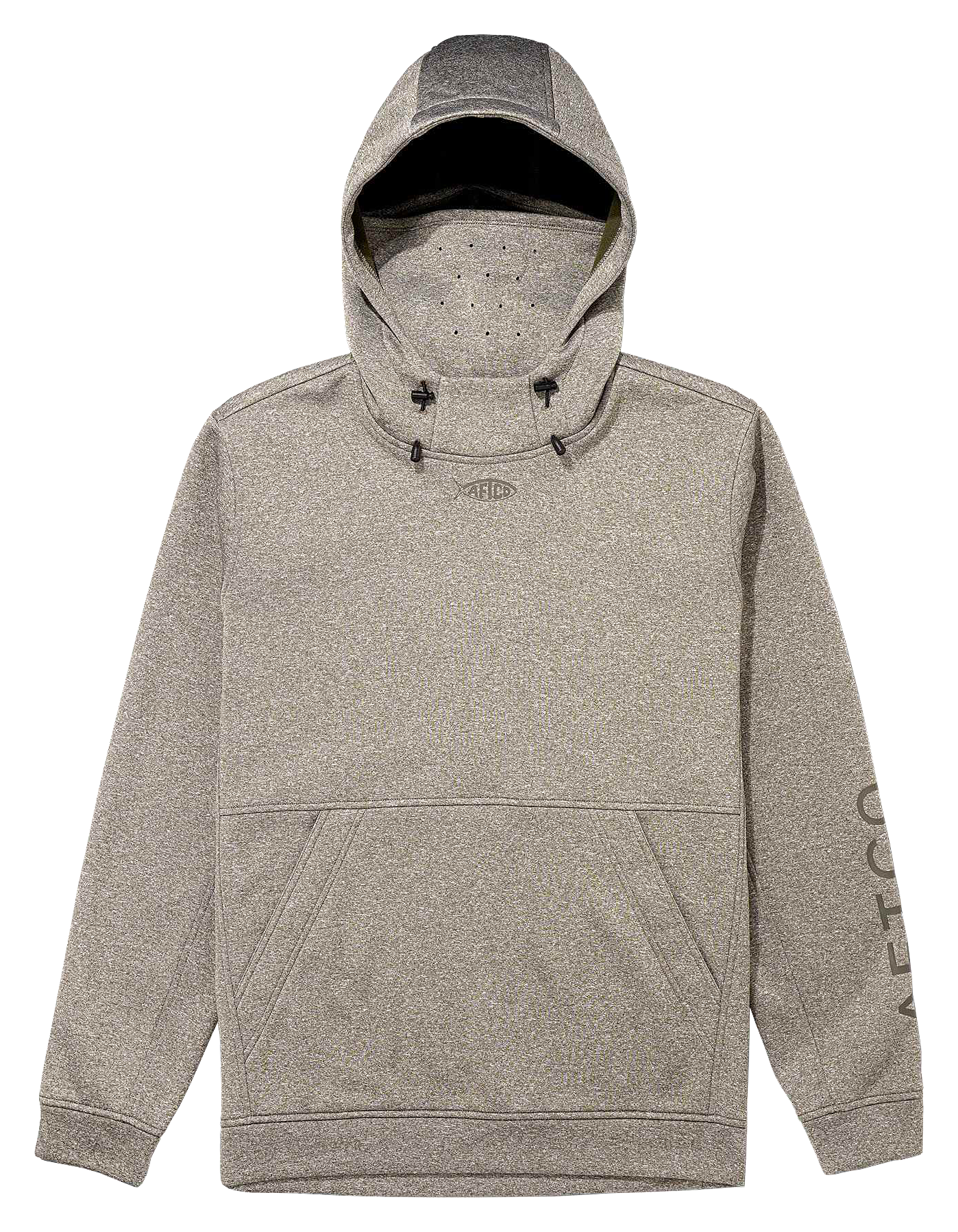 Image of AFTCO Reaper Long-Sleeve Sweatshirt - Chocolate Chip Heather