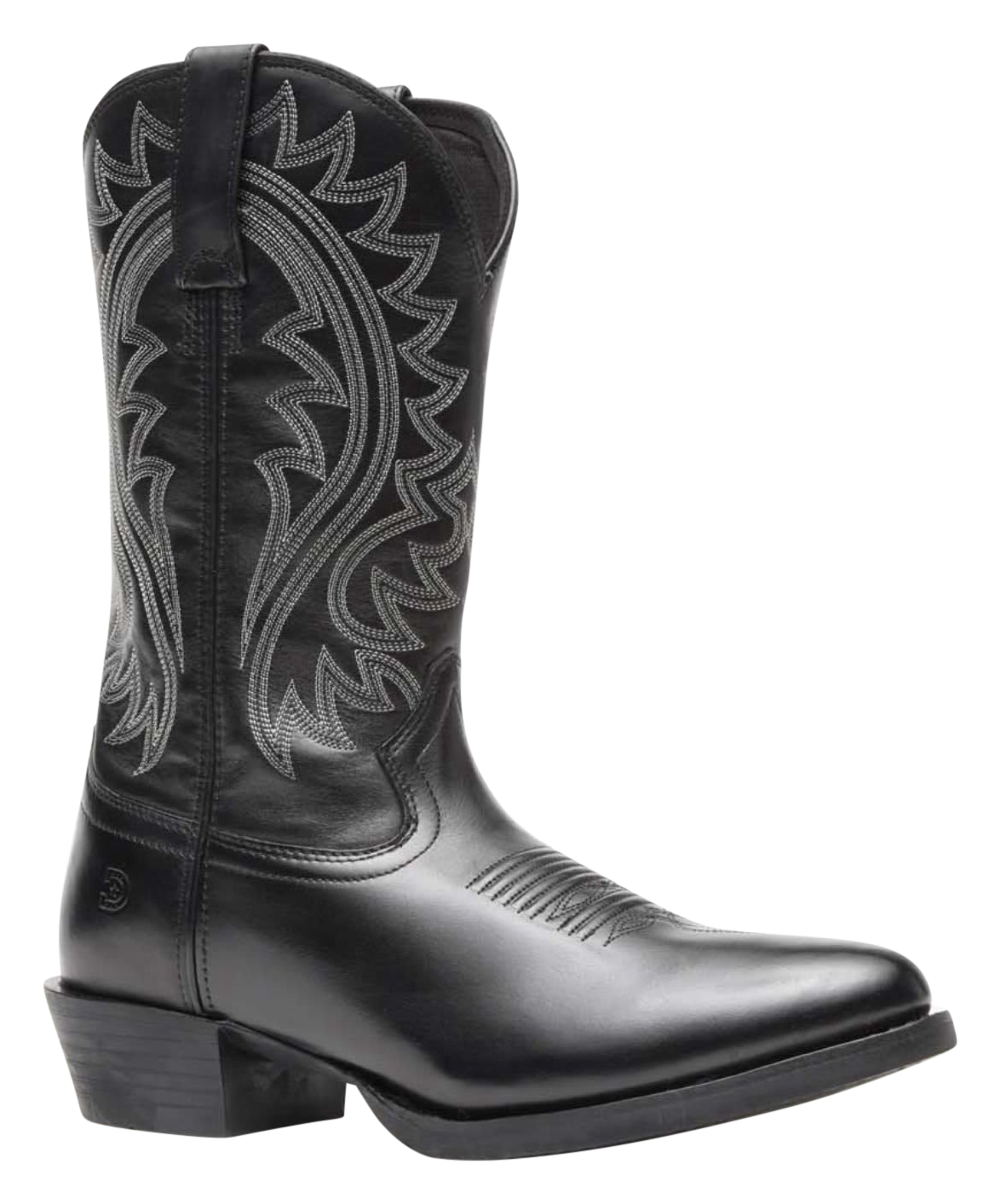 Image of Durango Shyloh Black Western Boots for Men - Polished Black Onyx
