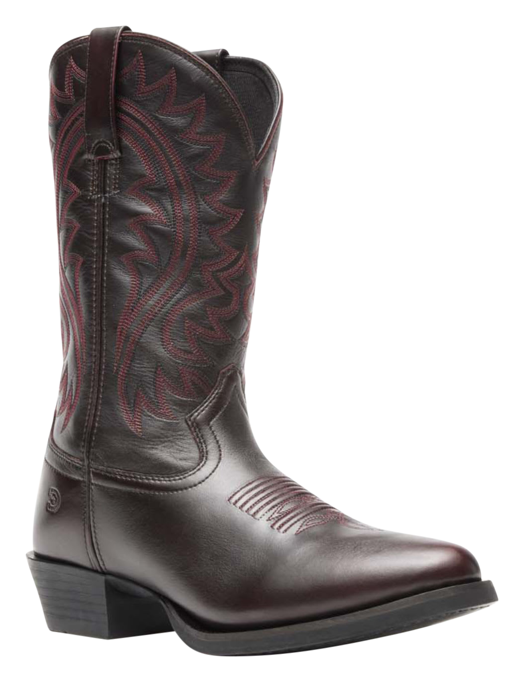 Image of Durango Shyloh Black Western Boots for Men - Burnished Burgundy - 11M