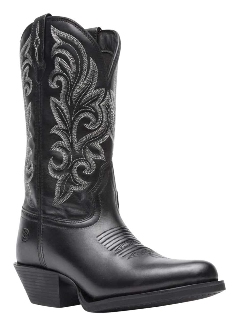 Image of Durango Shyloh Black Western Boots for Ladies - Polished Black Onyx - 9M