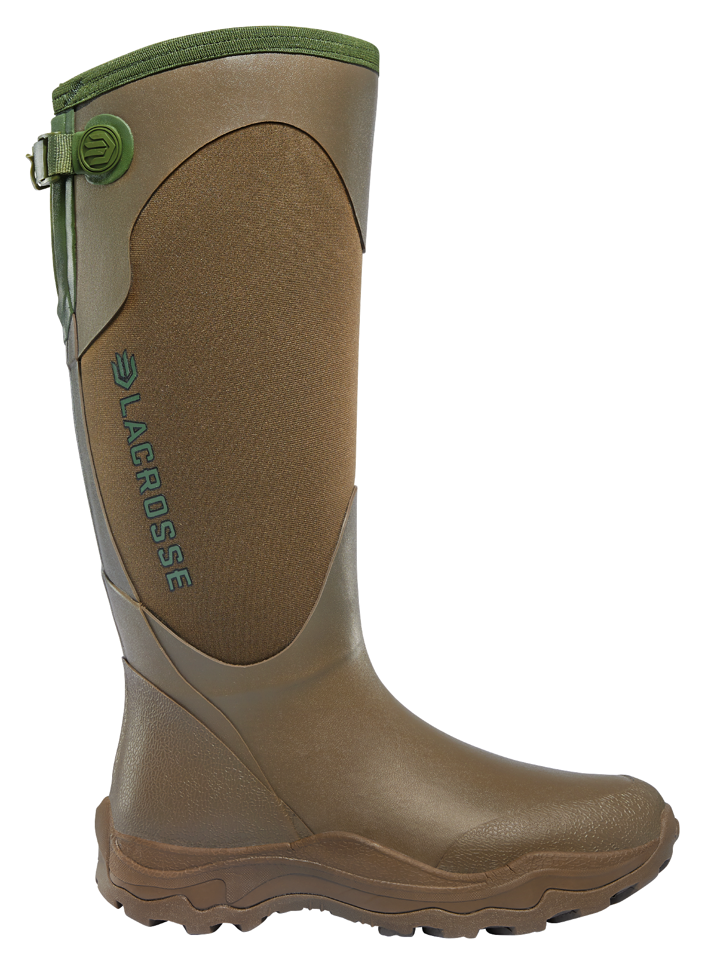 Image of LaCrosse Alpha Agility Waterproof Snake Boots for Women - Brown/Green - 8M
