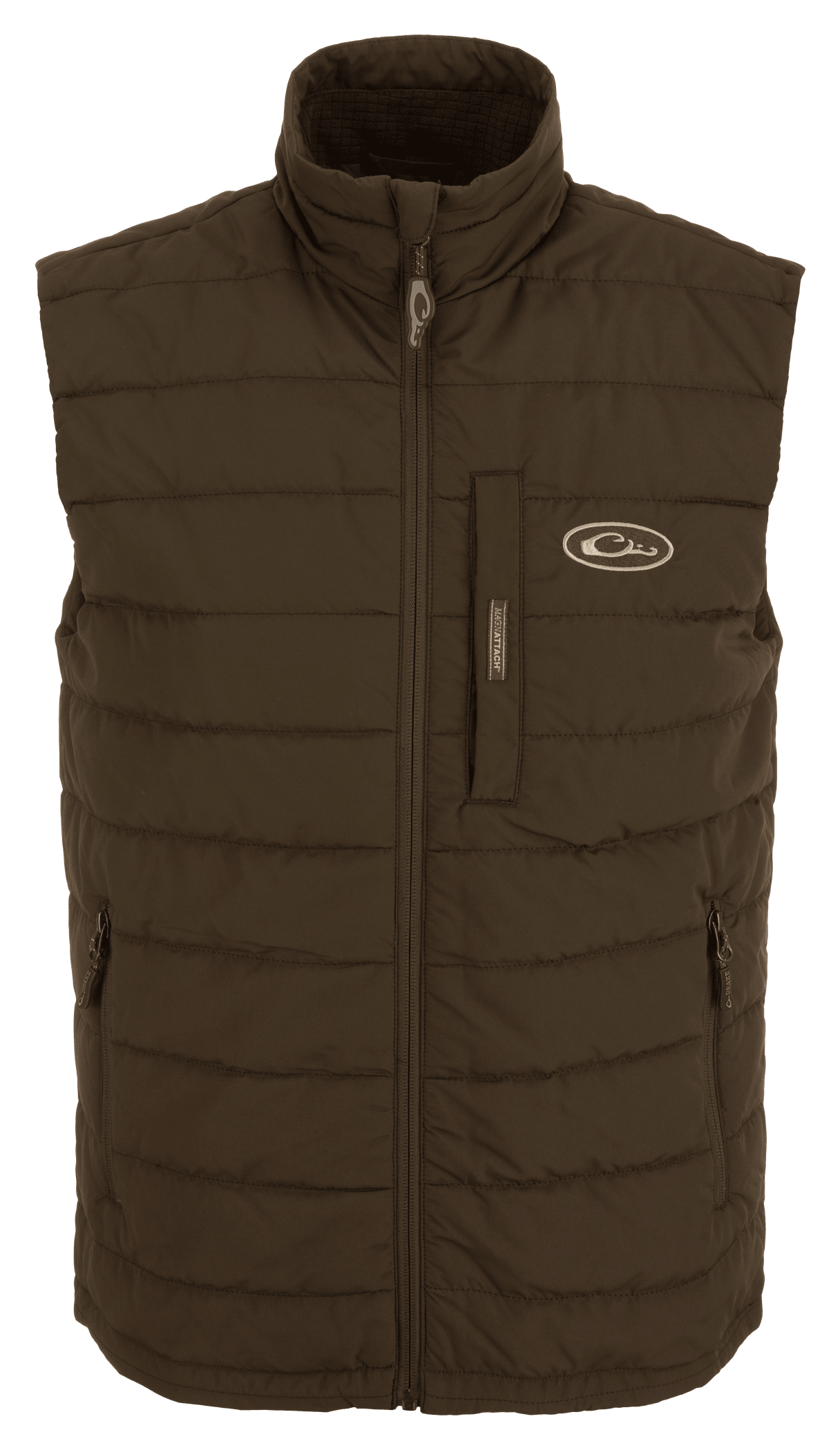 Image of Drake Waterfowl MST Synthetic Down Insulated Packable Vest - Green Timber