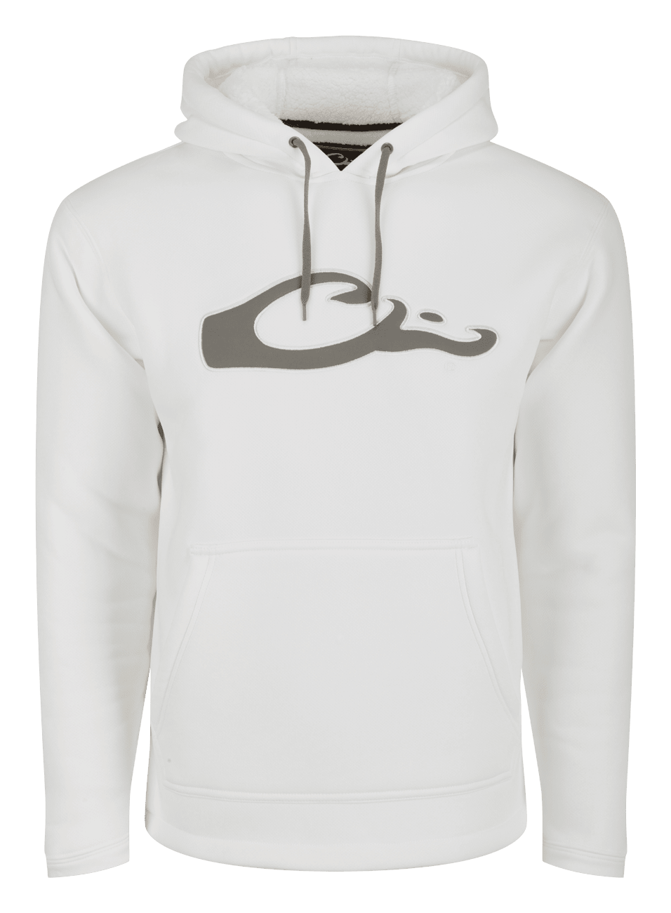 Image of Drake Waterfowl LST Silencer Hoodie - White - 3XL