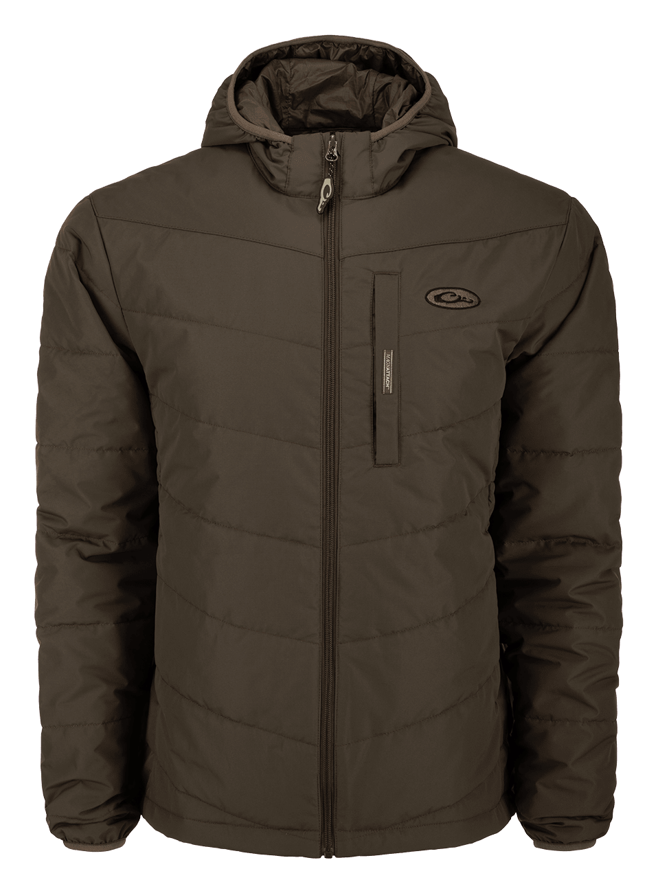 Image of Drake Waterfowl MST Synthetic Down Hooded Jacket - Green Timber - XL