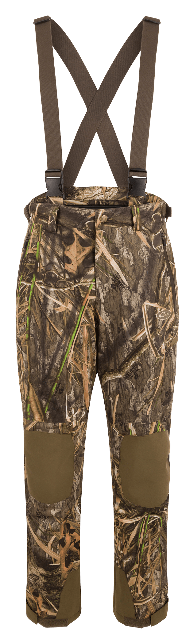 Image of Drake Waterfowl MST Waist-High Insulated Bibs - Mossy Oak Shadow Grass Habitat - XL