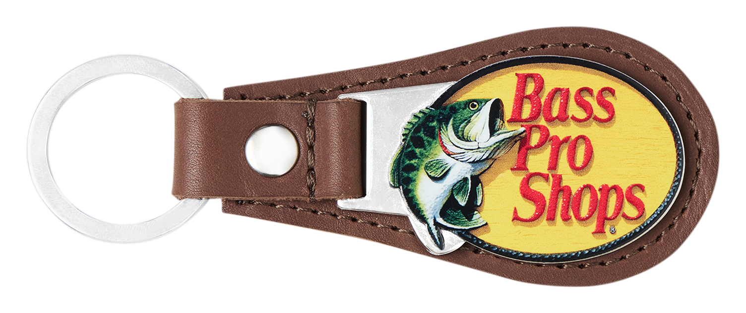 BASS PRO SHOPS Leather Keychain