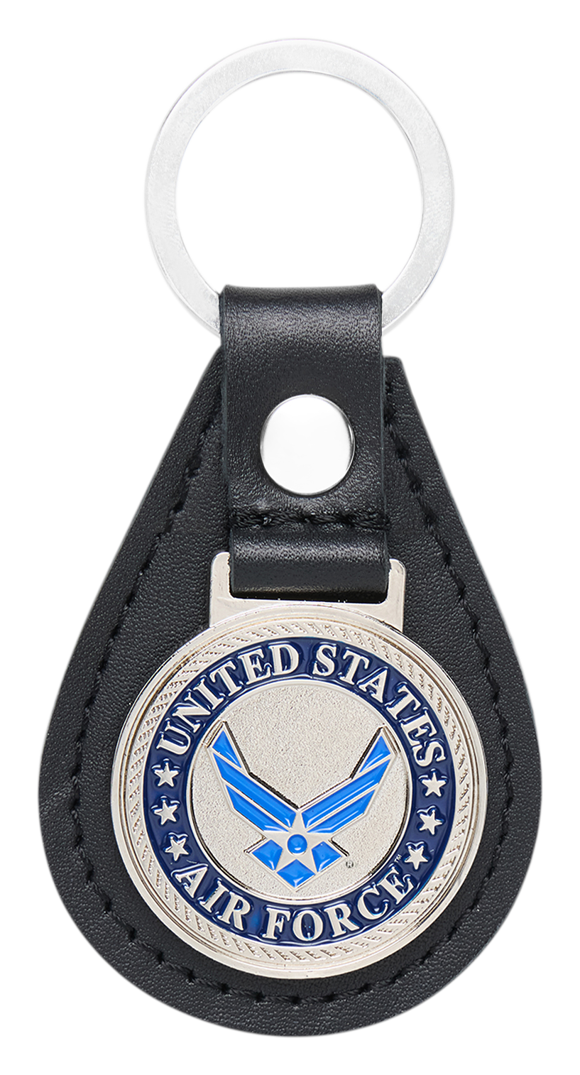 BASS PRO SHOPS Air Force Leather Keychain