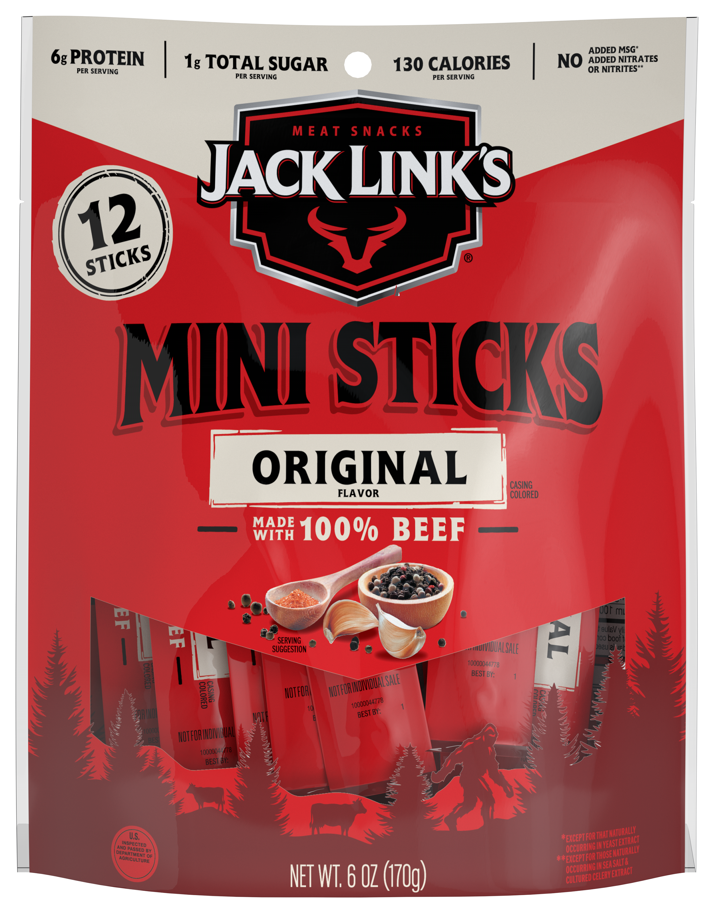 Image of Jack Link's Original Mini Beef Sticks