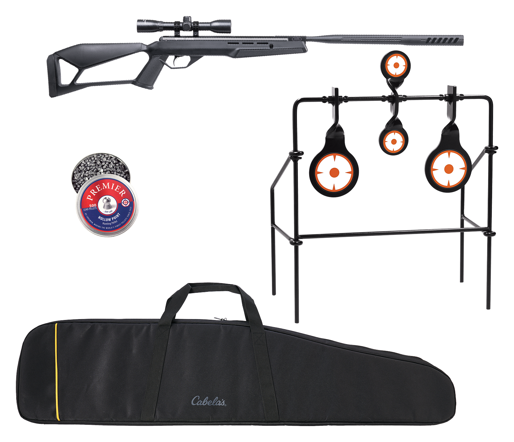 Crosman Fire Sync Nitro Piston Air Rifle Bundle - .177 - Crosman