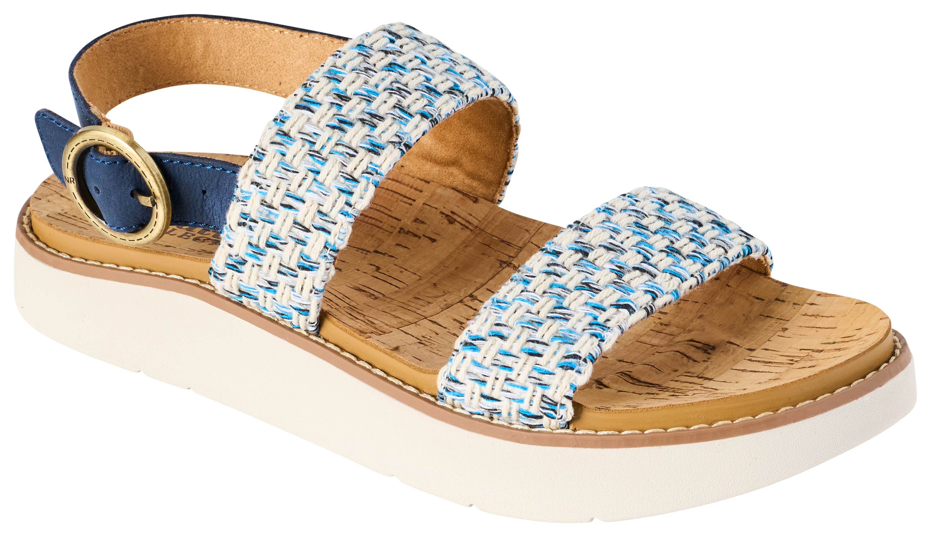 Image of Natural Reflections Meadow Dos Woven Strap Sandals