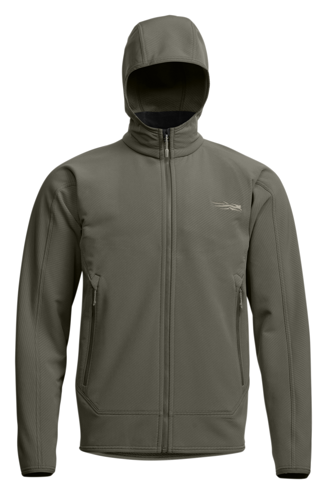 Image of SITKA Alpha Fleece Hooded Jacket - Bark Brown - M