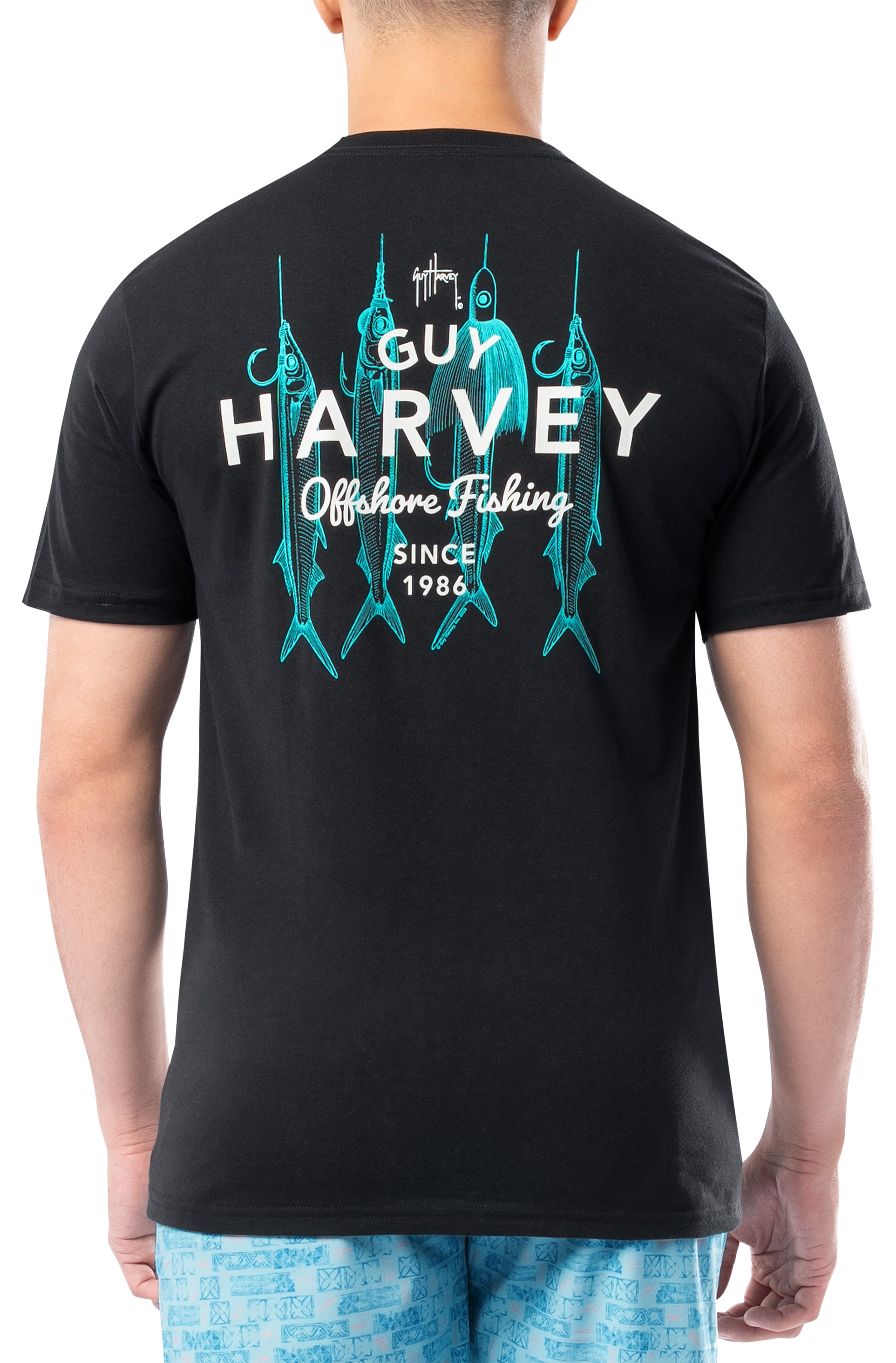 Image of Guy Harvey Rig Masters Short-Sleeve T-Shirt - Caviar
