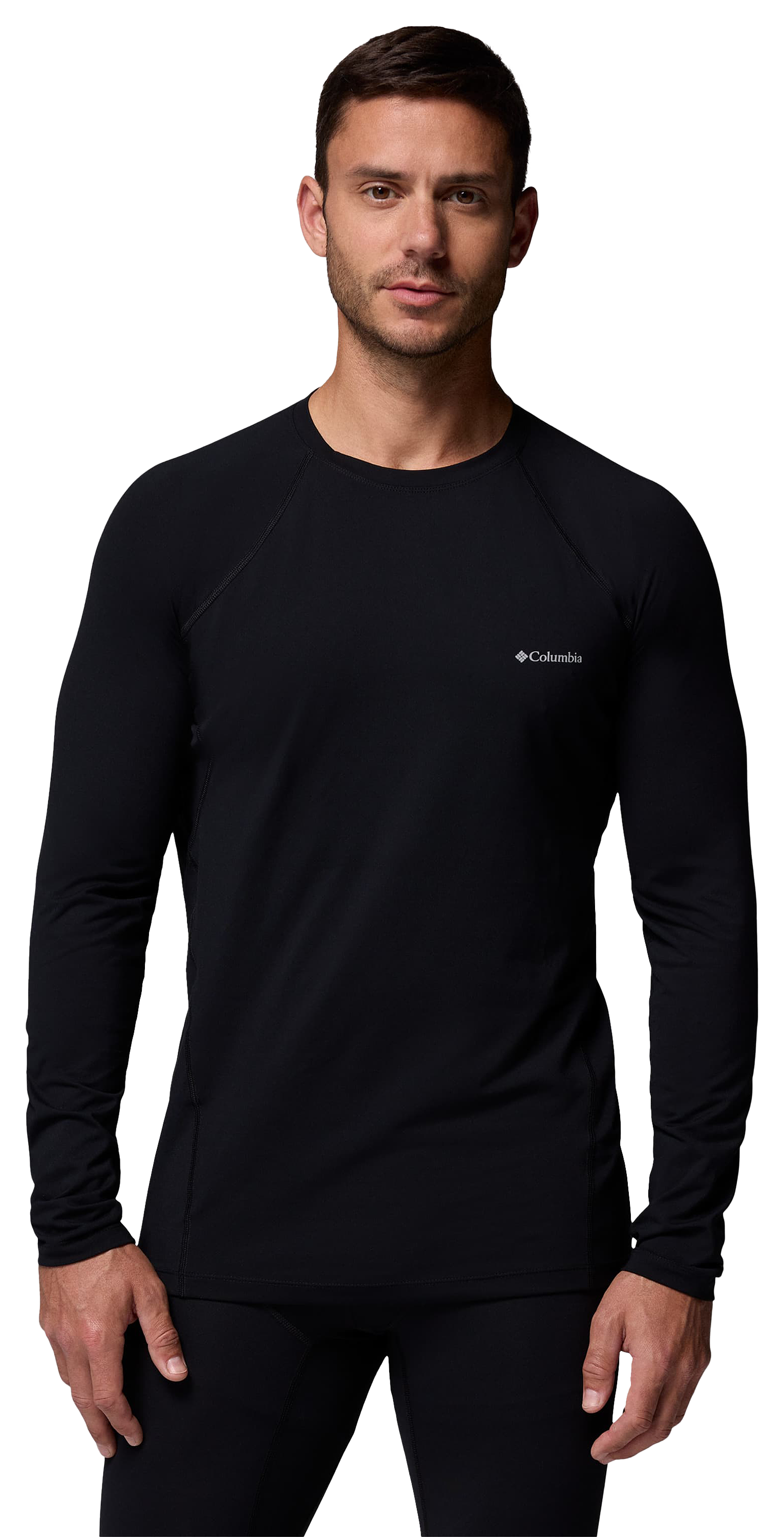 Image of Columbia Omni-Heat Midweight Base-Layer Crew - Black - S