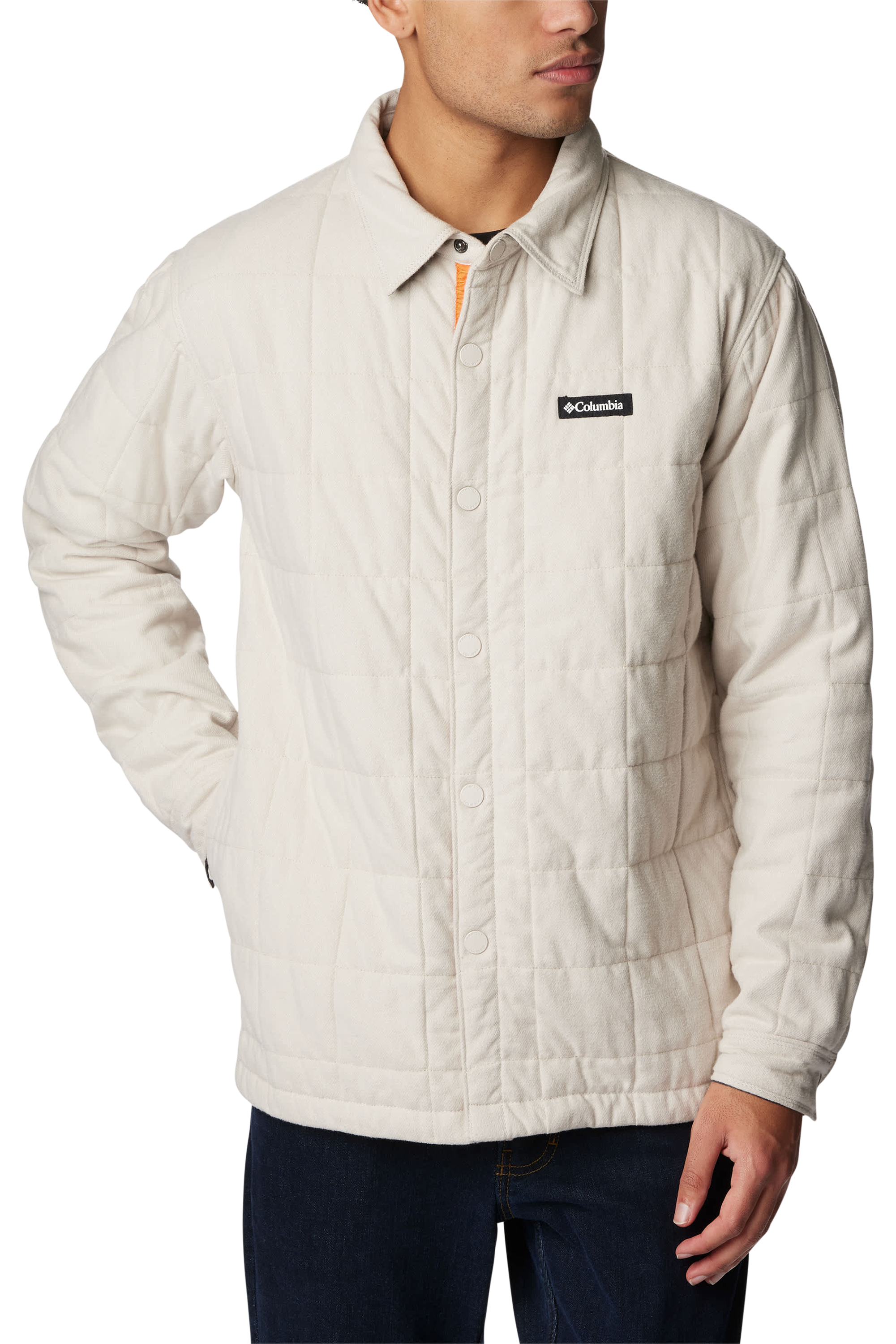 Image of Columbia Landroamer Quilted Shirt Jacket - Dark Stone - XL