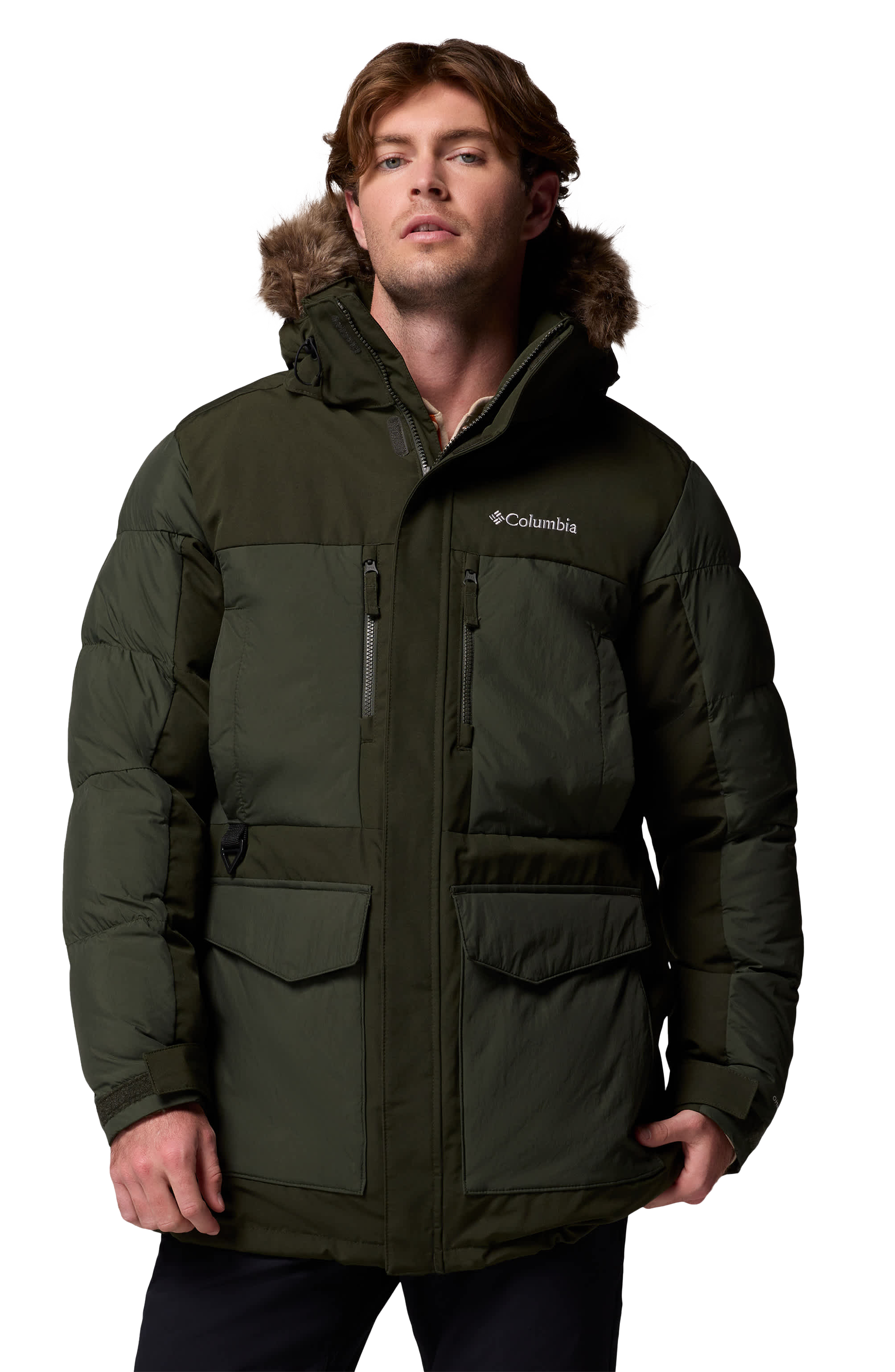 Image of Columbia Marquam Peak Fusion II Parka - Greenscape
