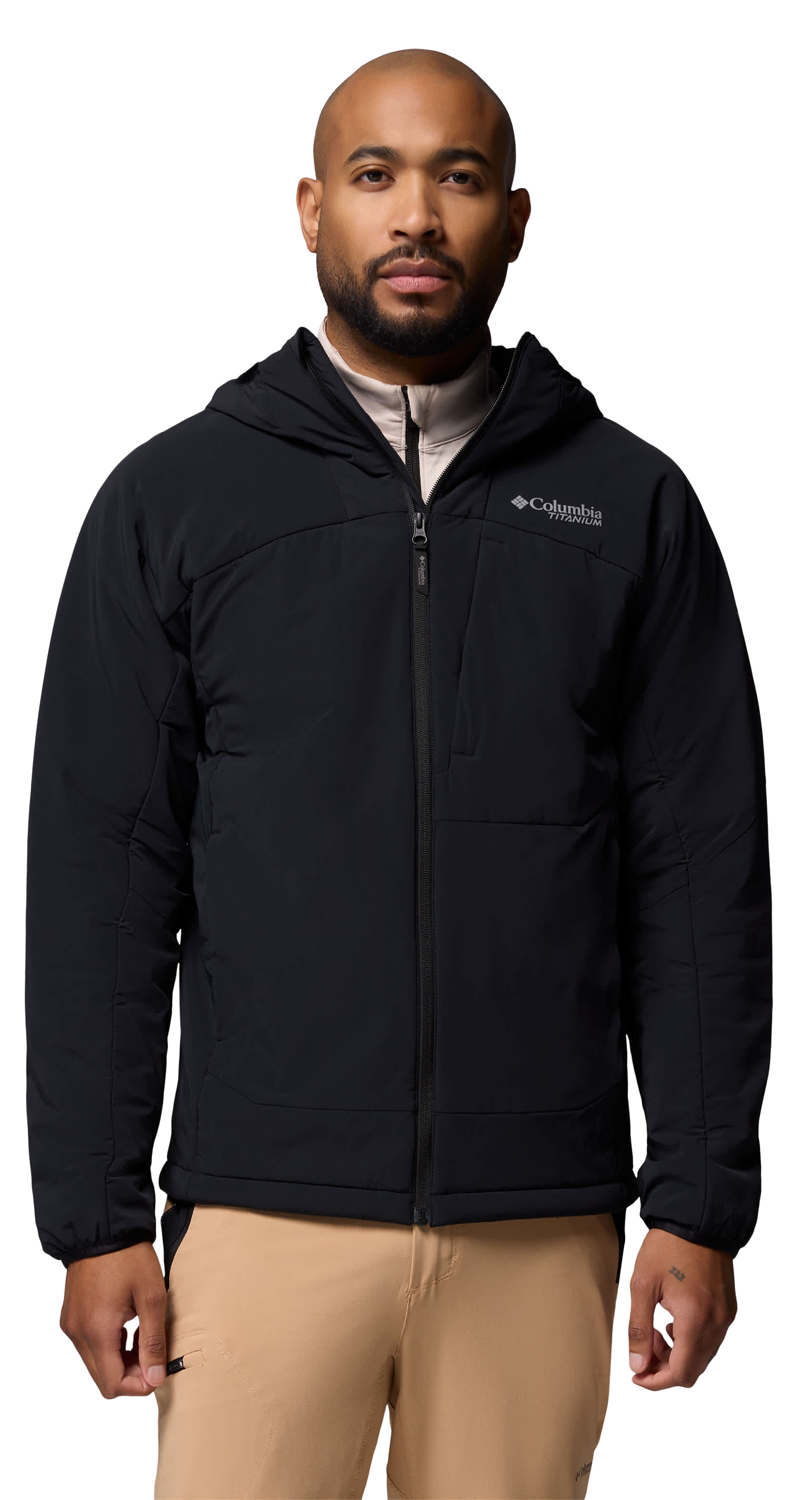 Image of Columbia Silver Leaf Lite Hooded Jacket - Black - XXL