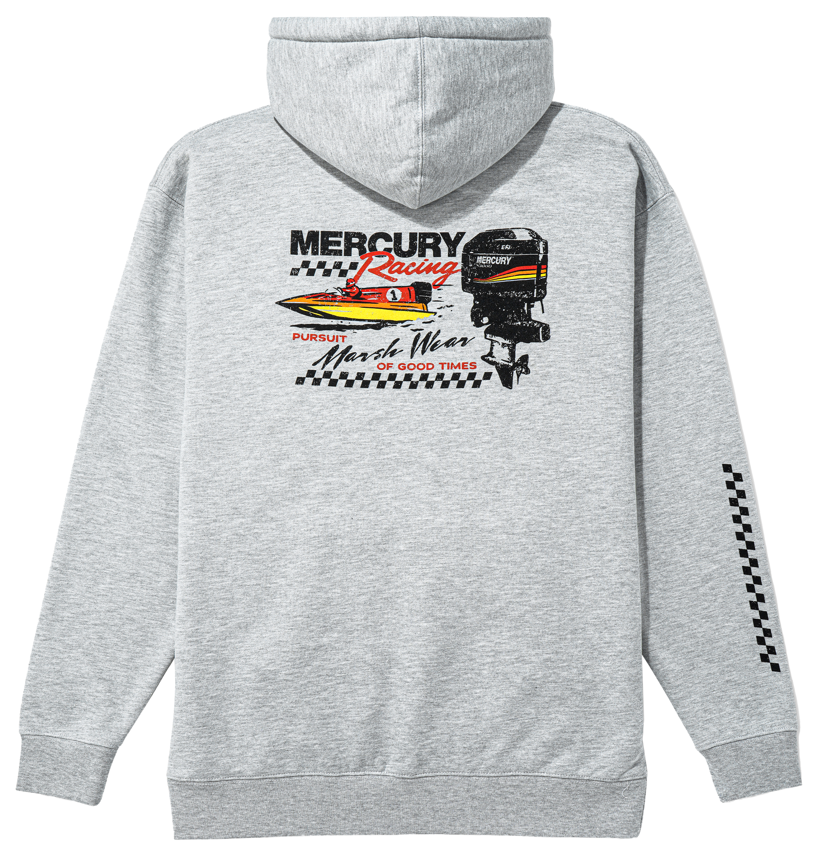 Image of Marsh Wear Mercury Racing Powerhead Hoodie - Heather Gray