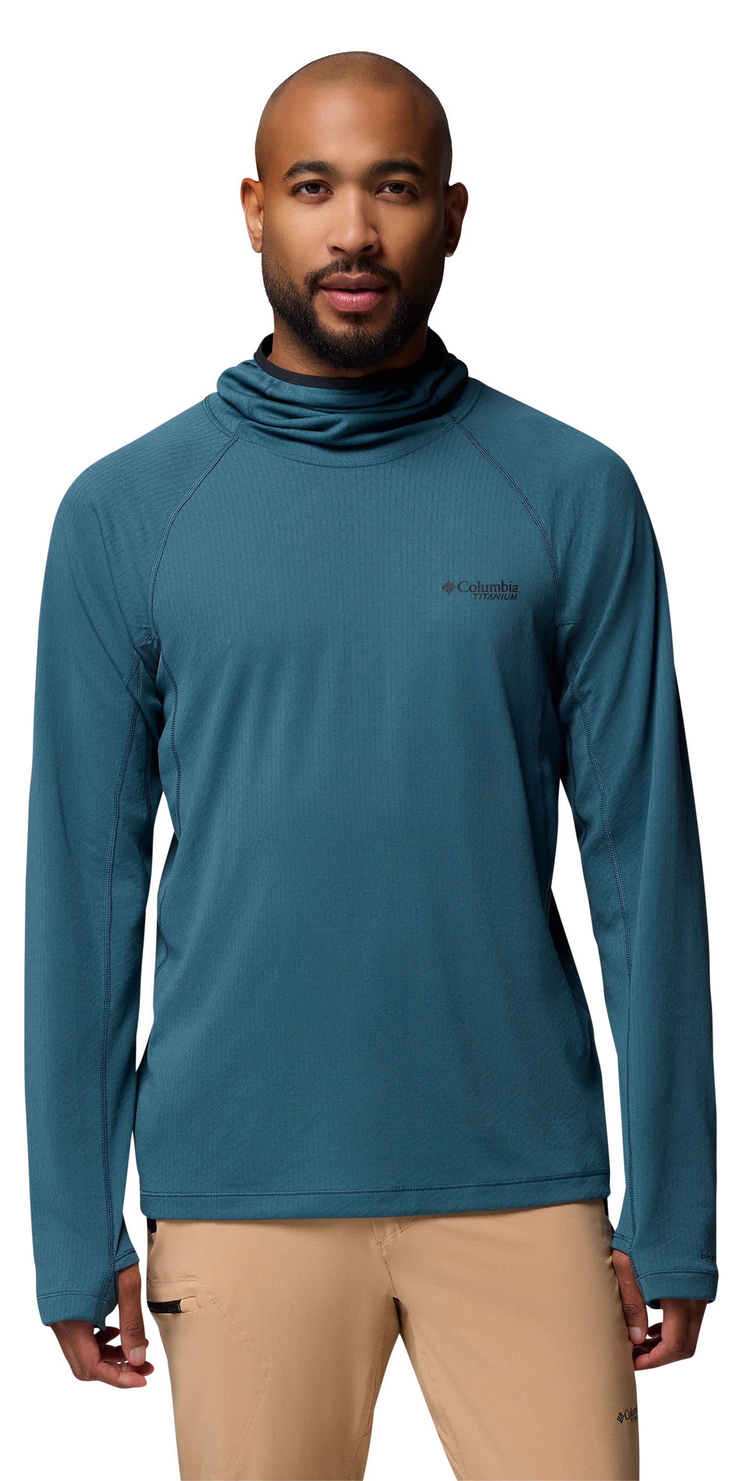 Image of Columbia DriVenture Hooded Pullover - Everblue/Black - S