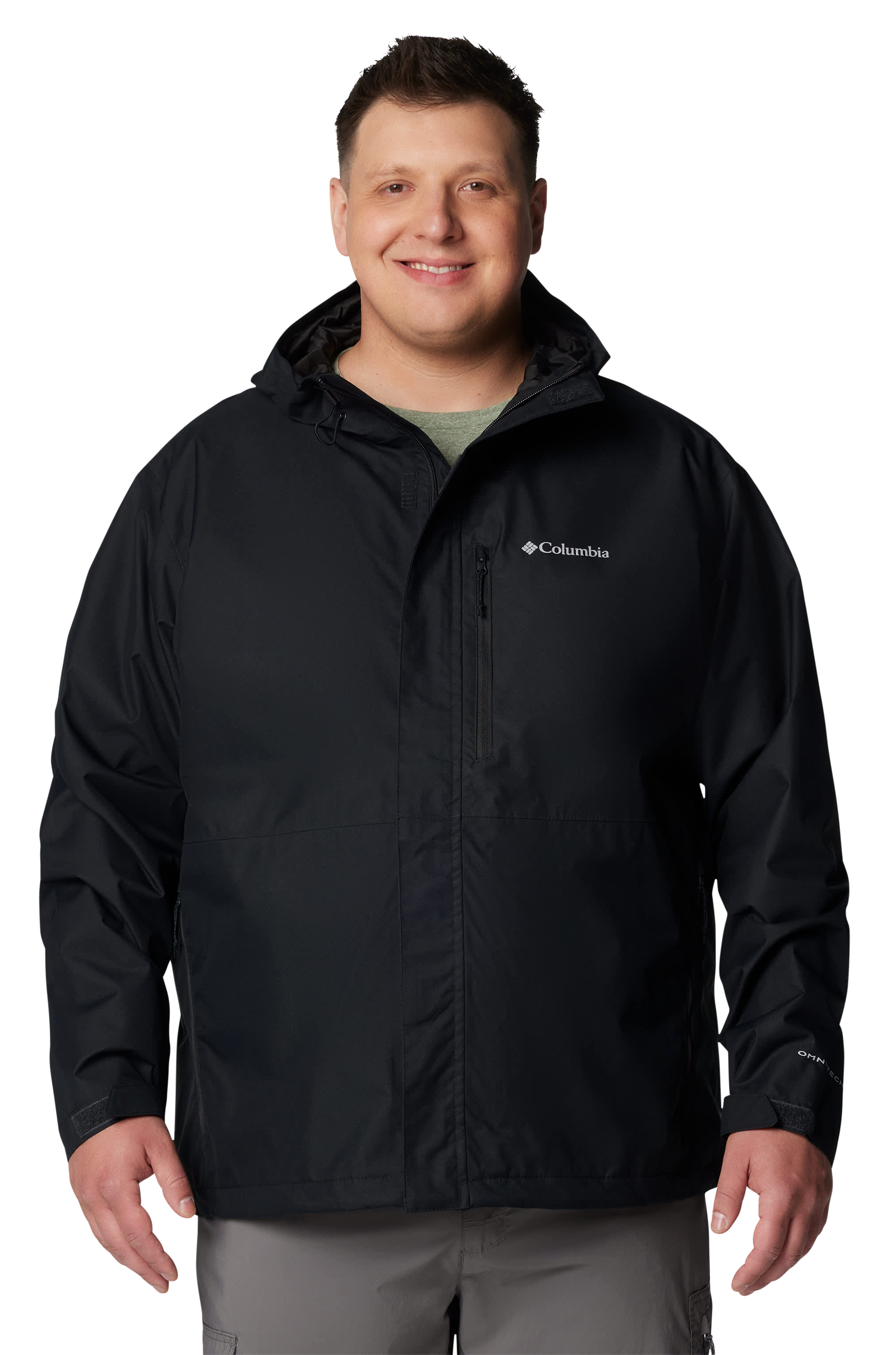 Image of Columbia Hikebound II Rain Jacket - Black - 5XT