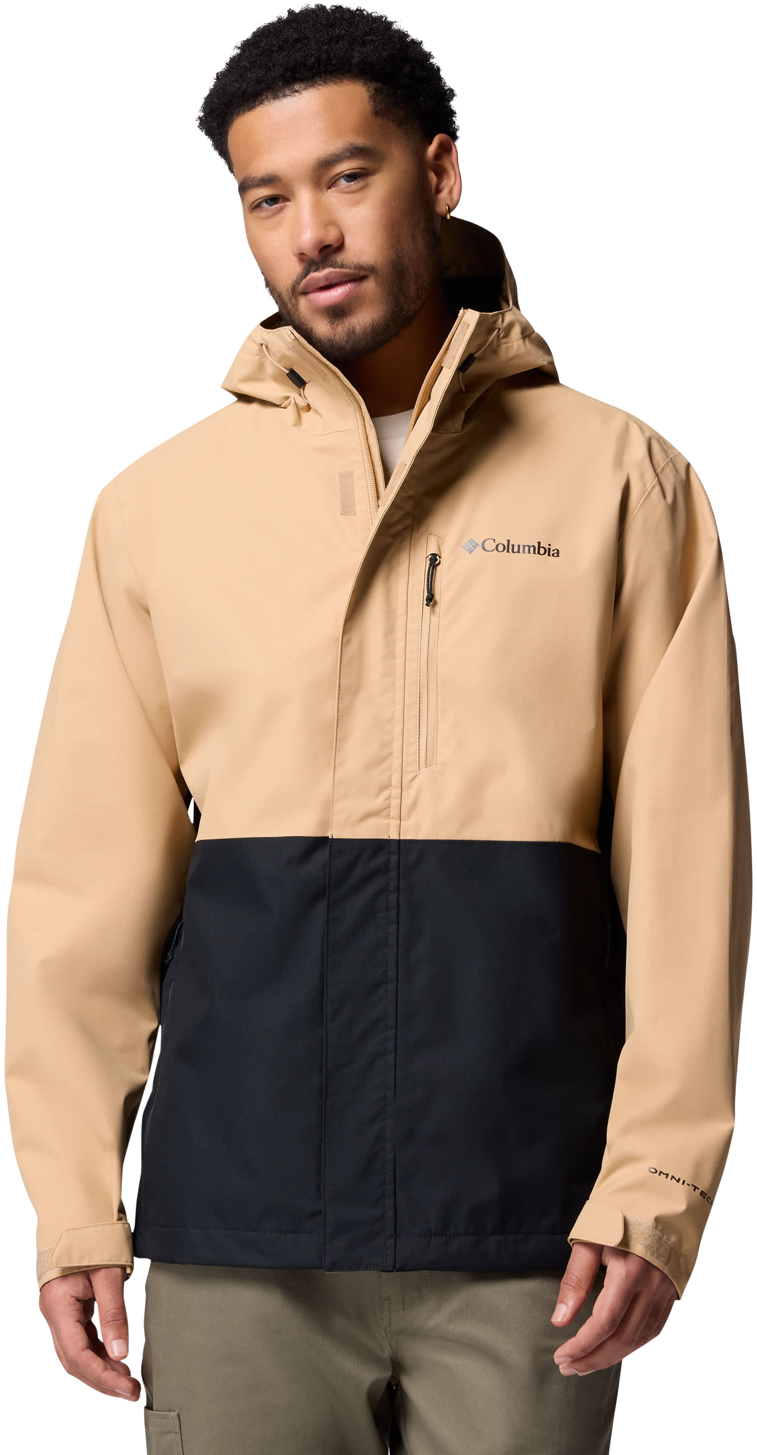 Image of Columbia Hikebound II Rain Jacket - Canoe/Black - XL