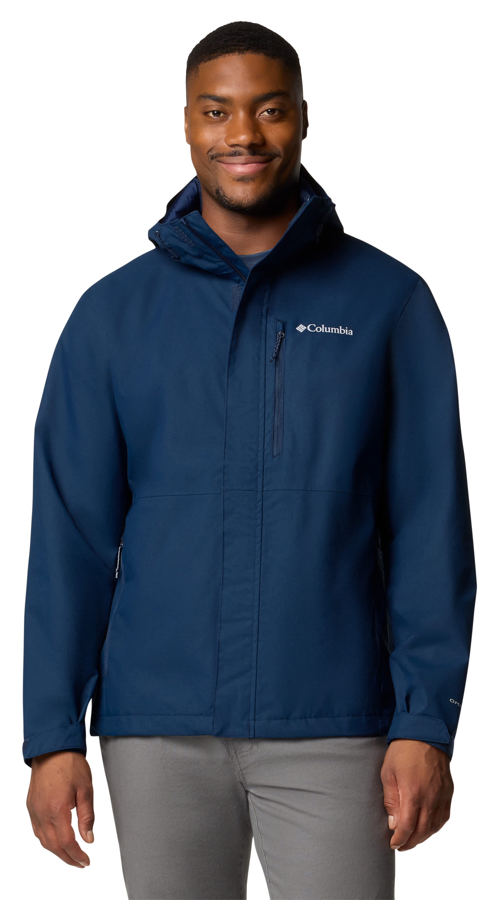 Image of Columbia Hikebound II Rain Jacket - Collegiate Navy - XLT
