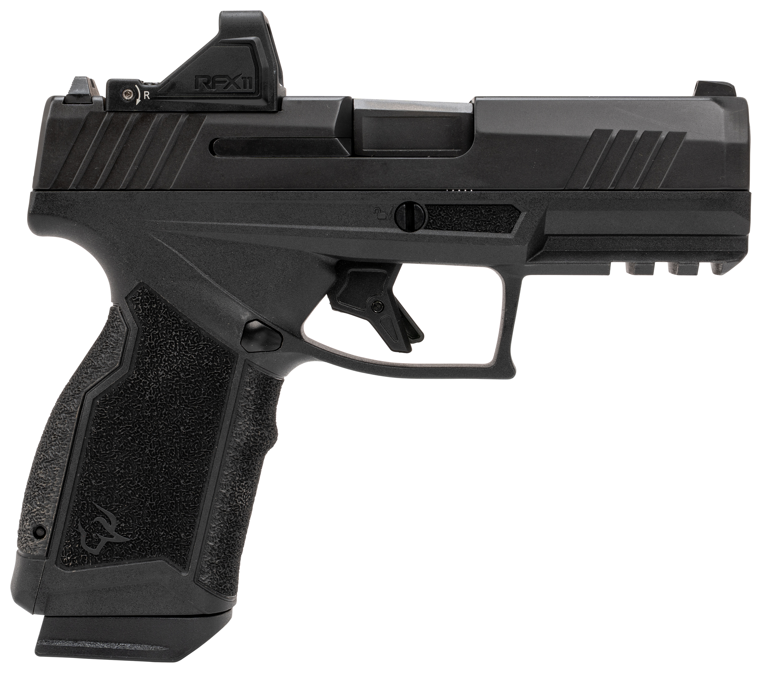 Taurus GX4 Carry TORO SemiAuto Pistol with Viridian RFX11 Green Dot Optic  9MM  15