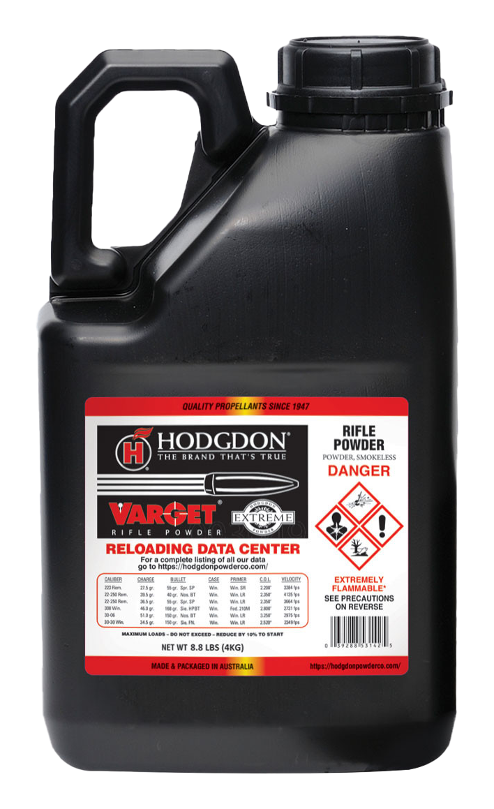 Hodgdon Varget Smokeless Reloading Powder - 8.8 lbs. - Hodgdon