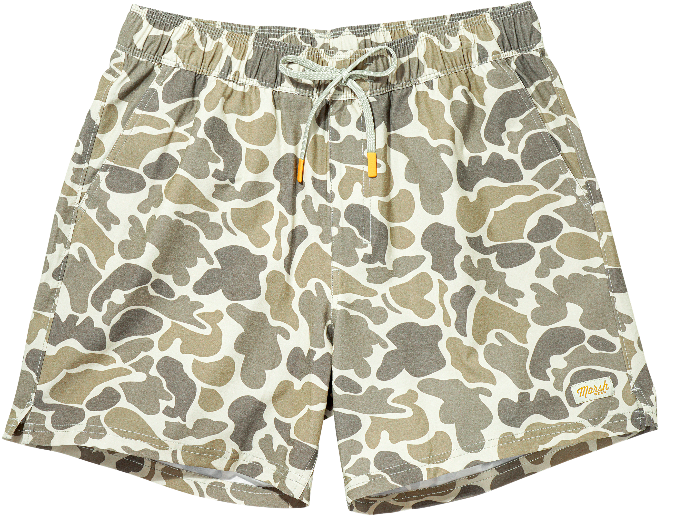 Image of "Marsh Wear Fulton Volley 6"" Shorts - Khaki Mallard Camo"
