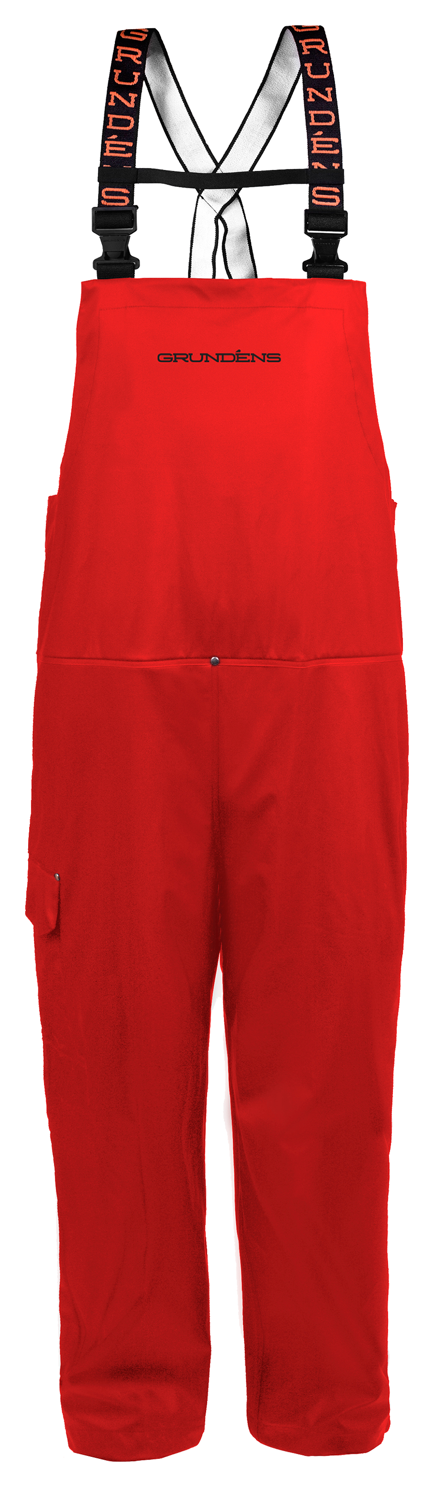 Grundens USA Neptune 509 Commercial Fishing Bibs for Men - Orange - 3XL