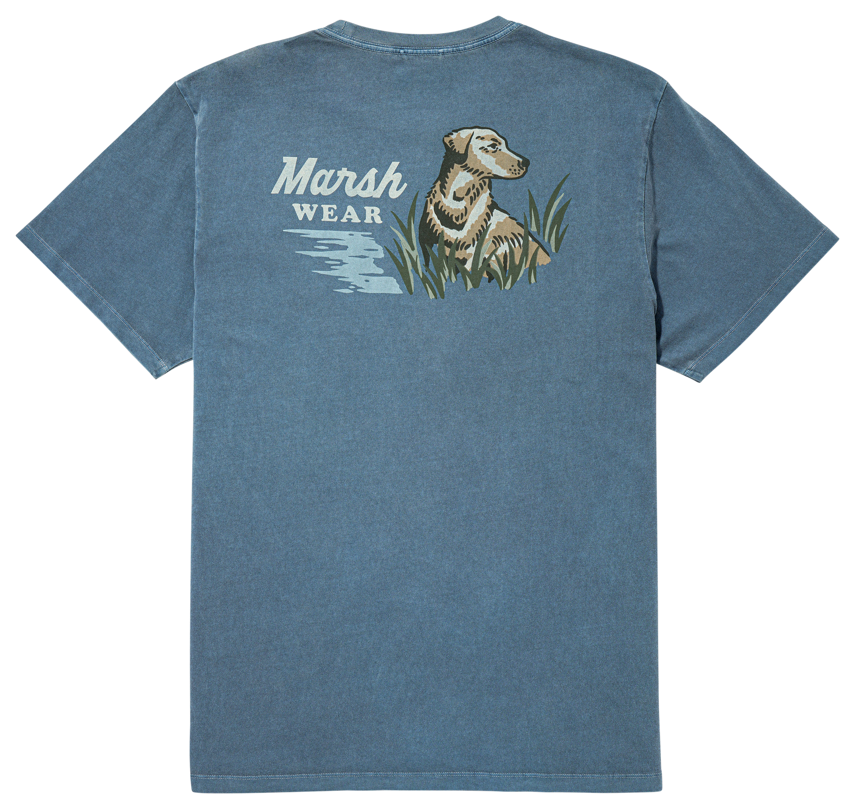 Image of Marsh Wear Heritage Lab Short-Sleeve T-Shirt - Bluefin