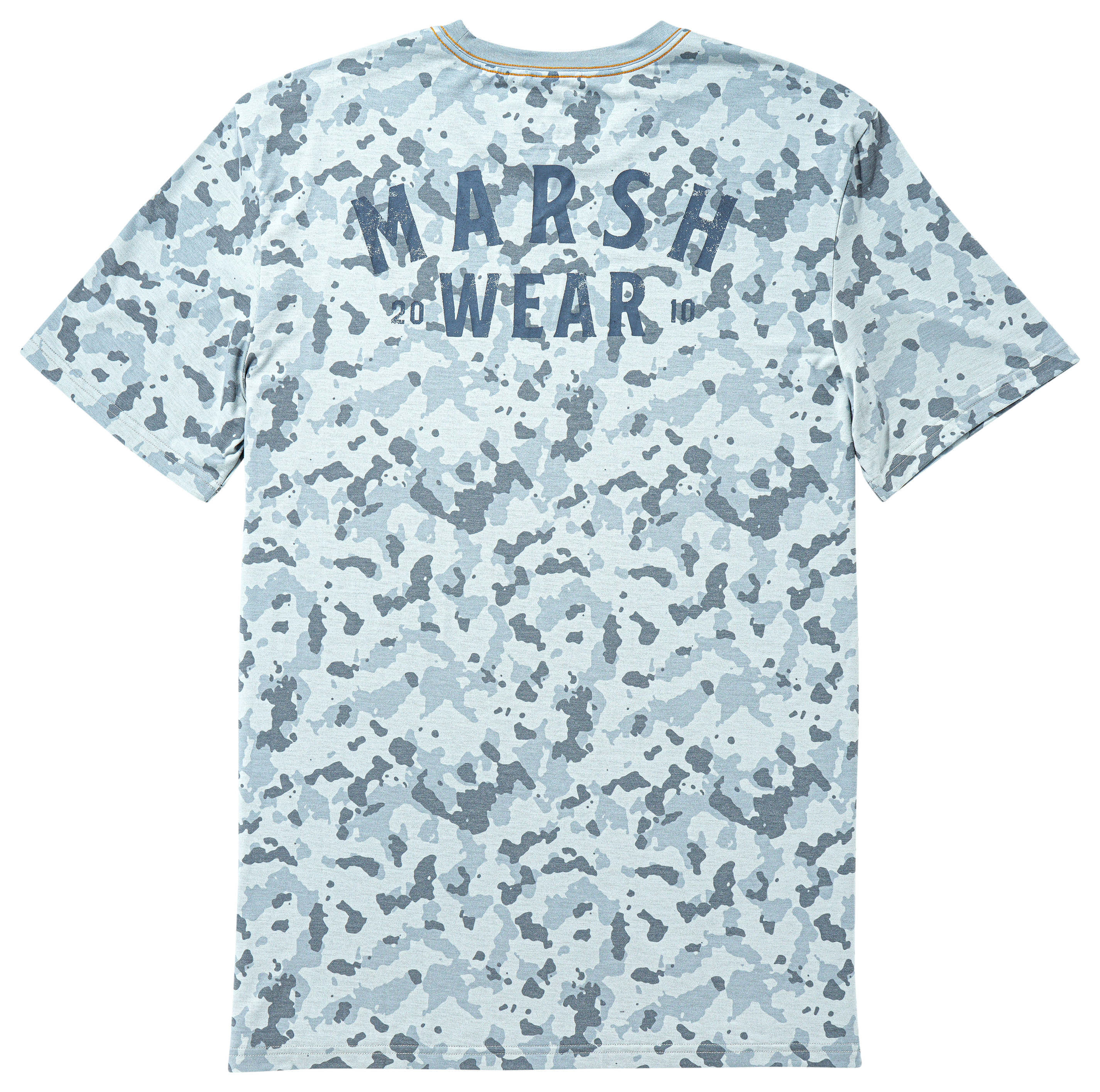 Image of Marsh Wear Stackhouse Tech Short-Sleeve T-Shirt - Granite Foxhole Camo