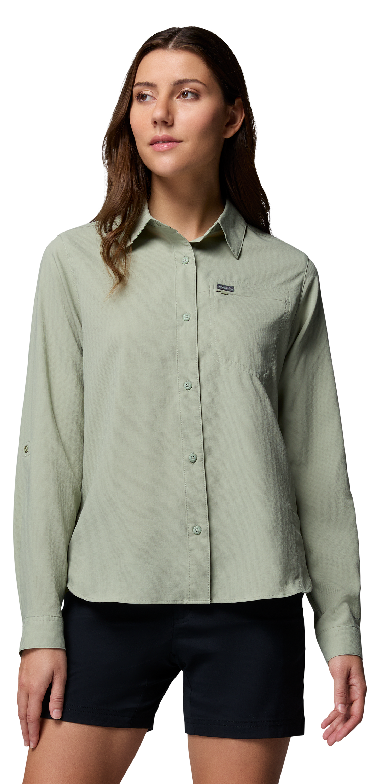 Image of Columbia Silver Ridge Utility II Long-Sleeve Shirt - Safari