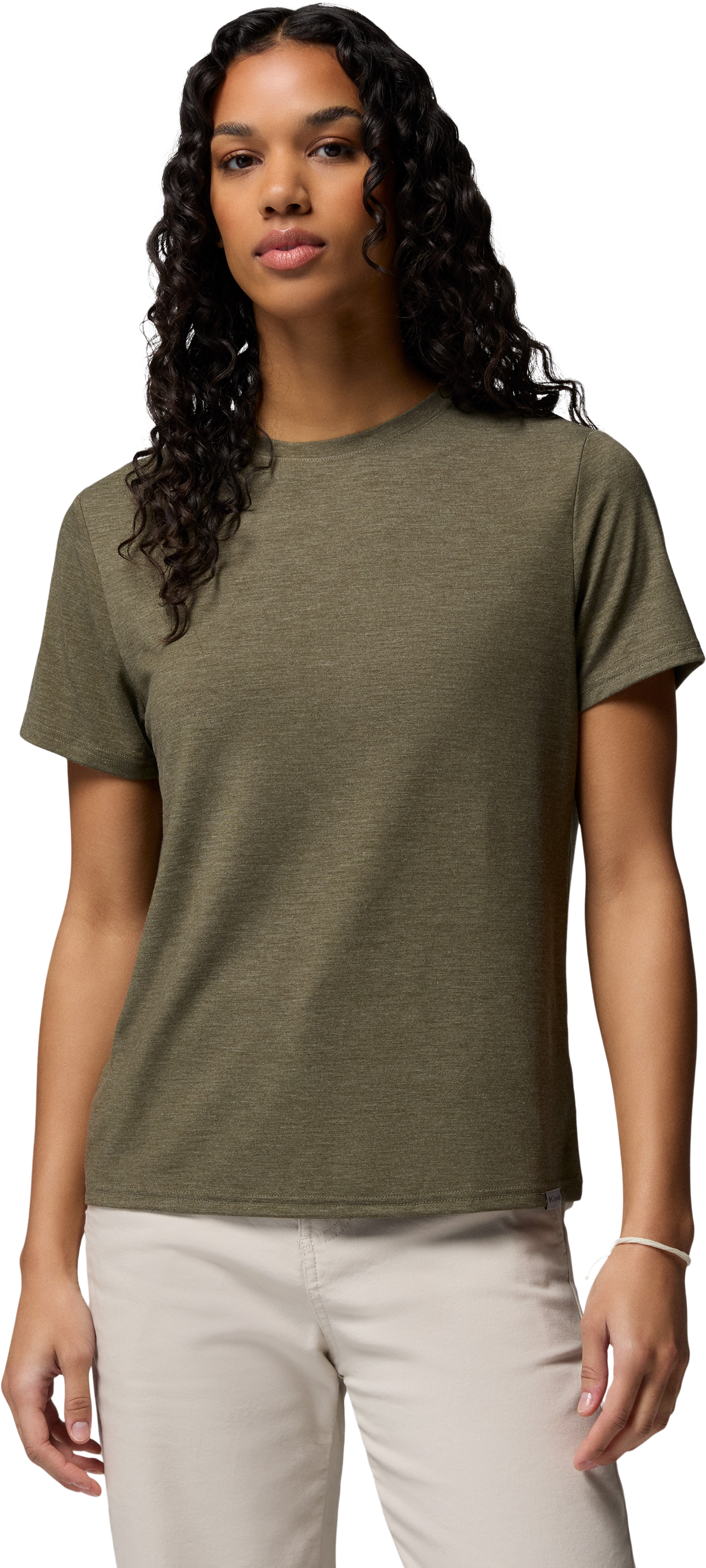 Image of Columbia CSC Soft Stretch Short-Sleeve T-Shirt - Stone Green Heather