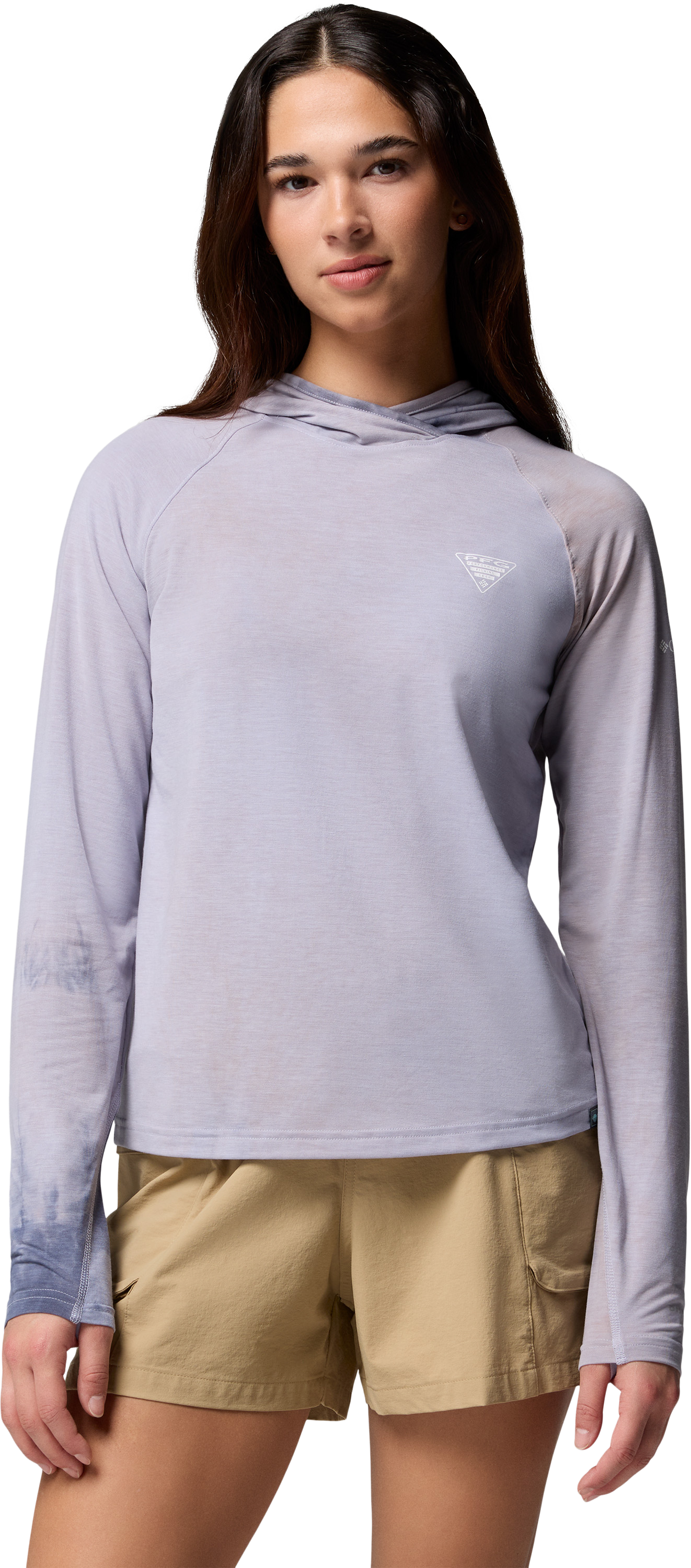 Image of Columbia PFG Uncharted II Cloud Hoodie - Twilight/Cloud Dye