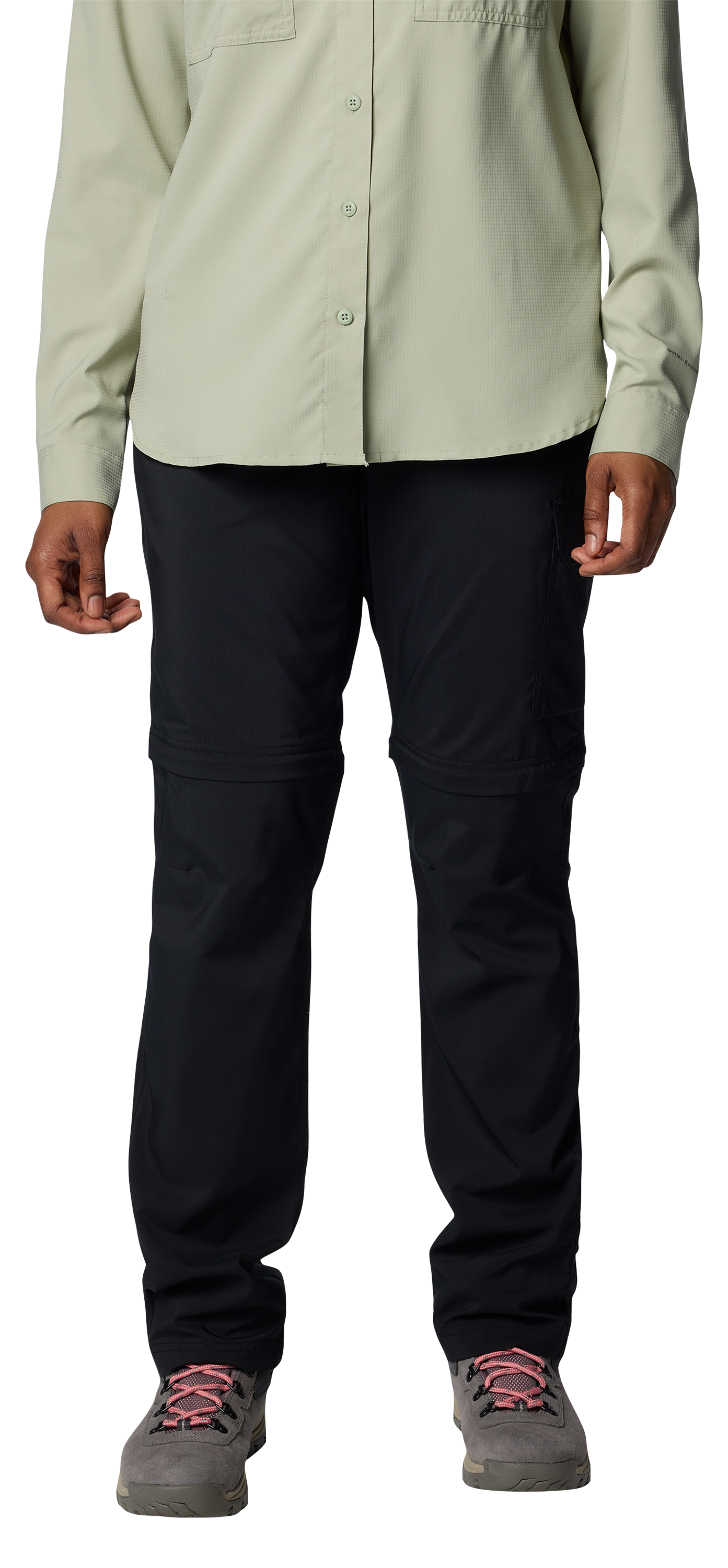 Image of Columbia Silver Ridge Utility Convertible Pants - Black - 12