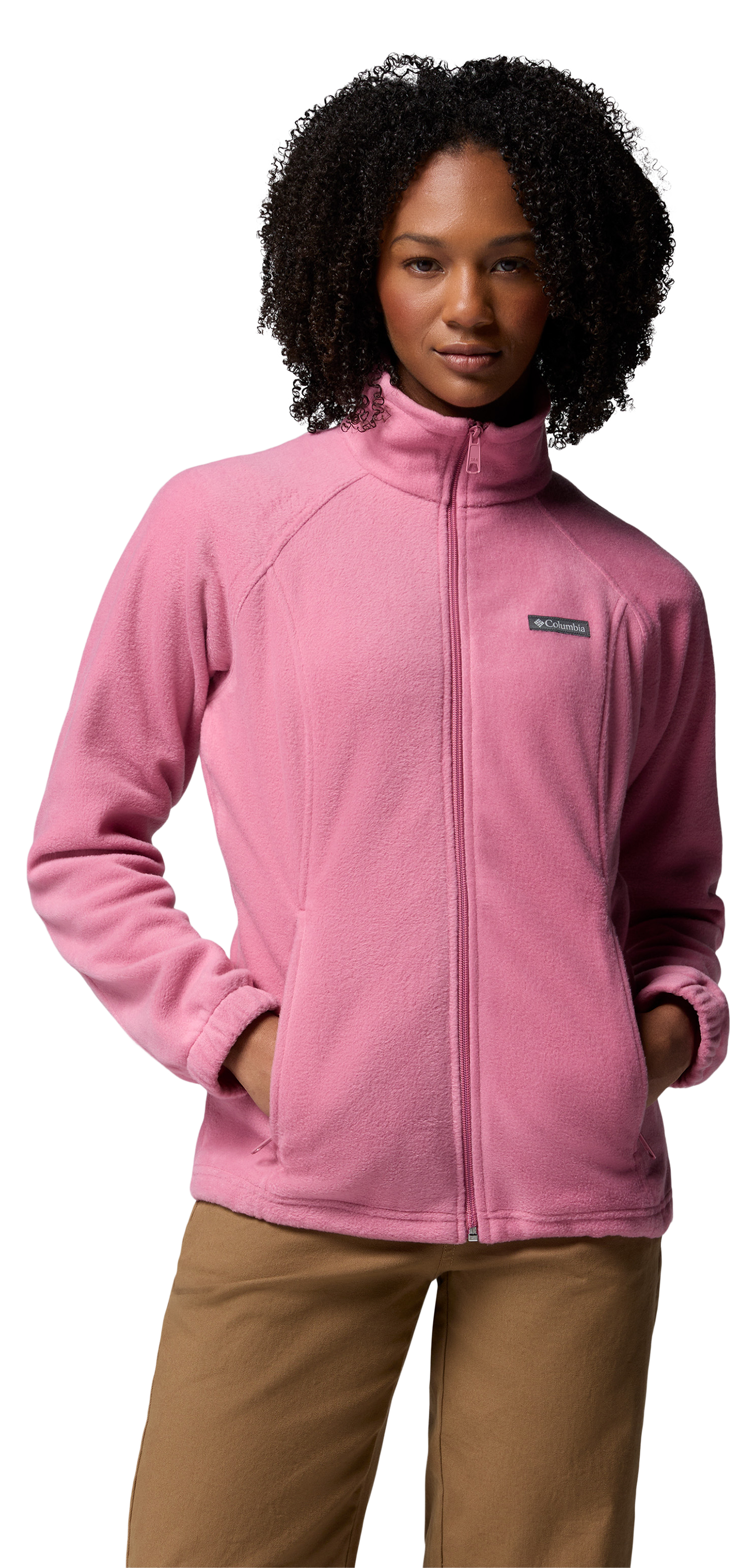Image of Columbia Benton Springs Full-Zip Fleece Jacket - Rosette