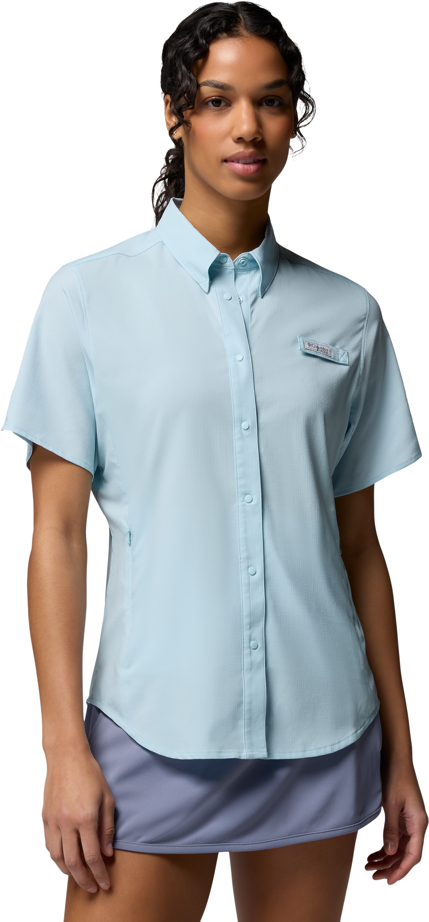 Image of Columbia Tamiami II Short-Sleeve Shirt - Marine Light