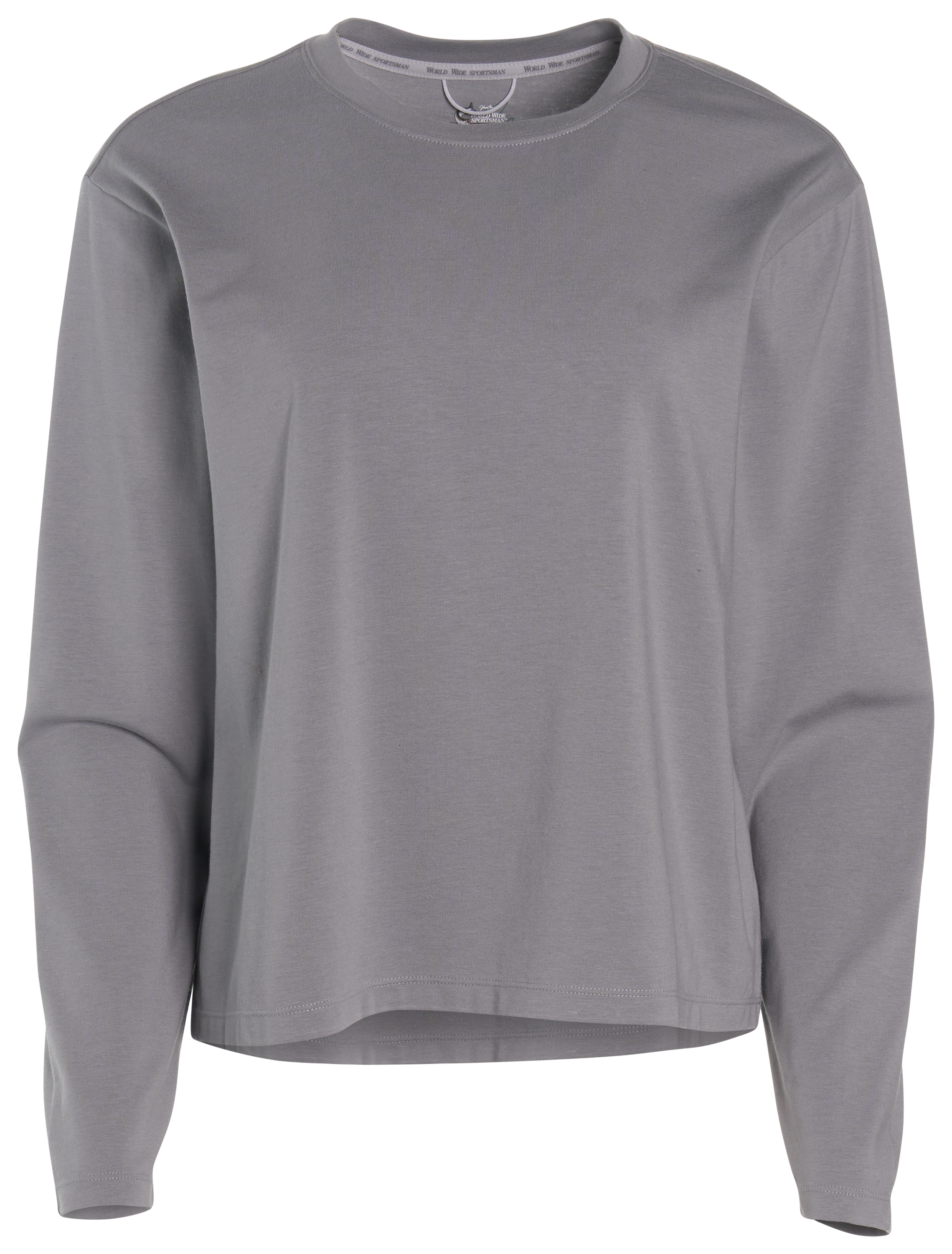 Image of World Wide Sportsman Reel Soft Long-Sleeve Crew - Monument
