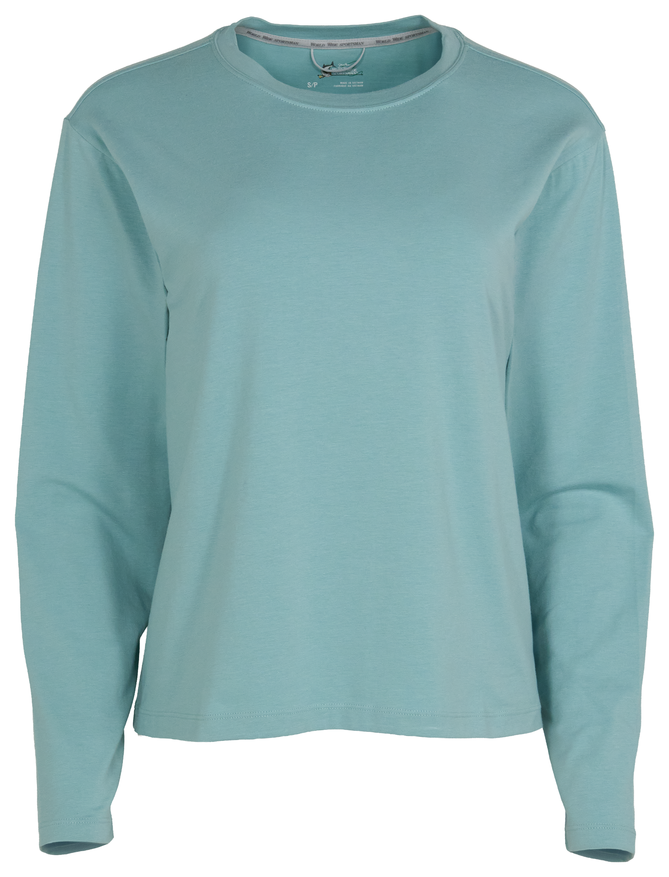 Image of World Wide Sportsman Reel Soft Long-Sleeve Crew - Aquifer
