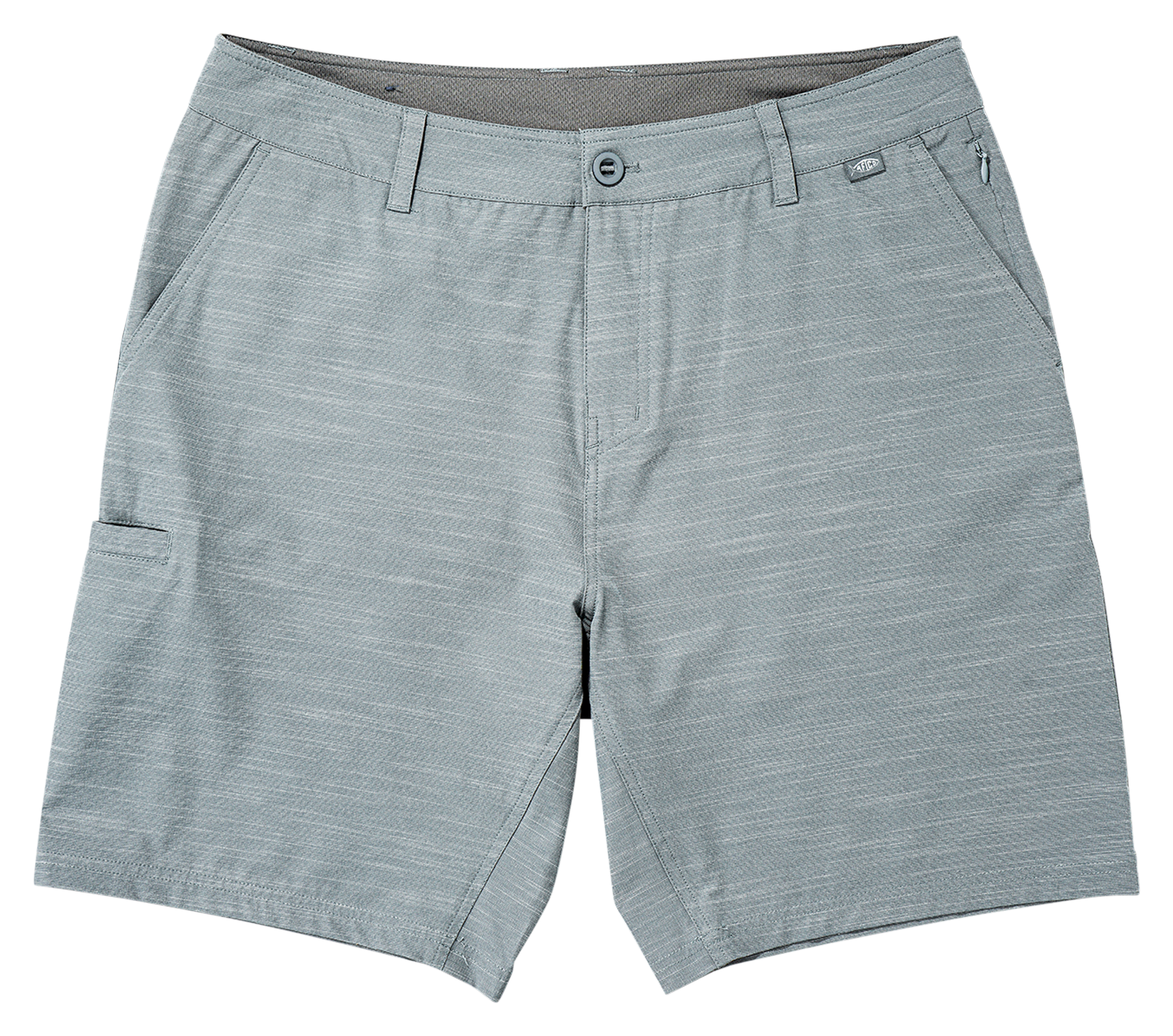 Image of AFTCO 365 Hybrid Chino Shorts for Men - Steel