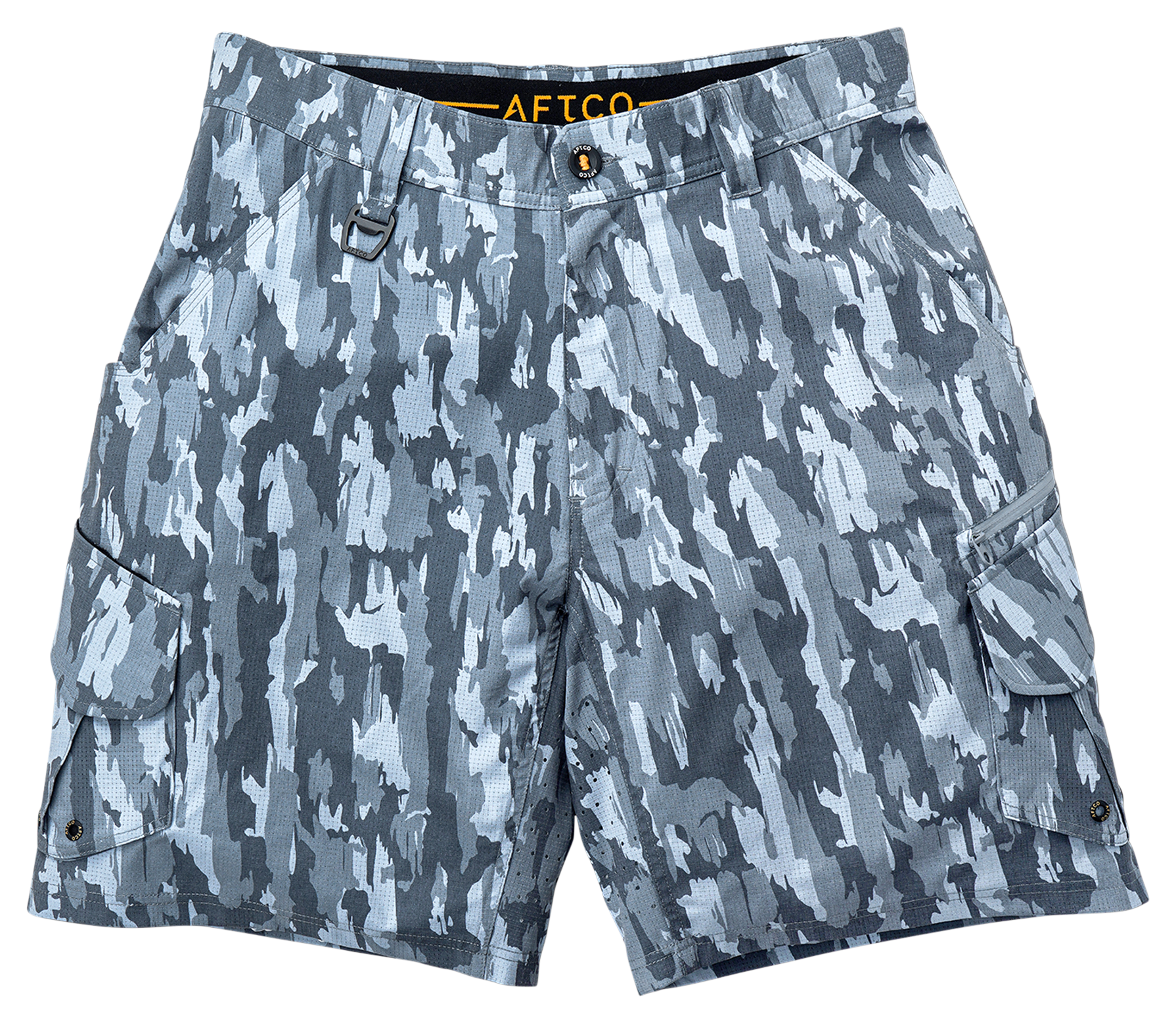 Image of AFTCO Pinnacle Shorts - Steel Current Camo