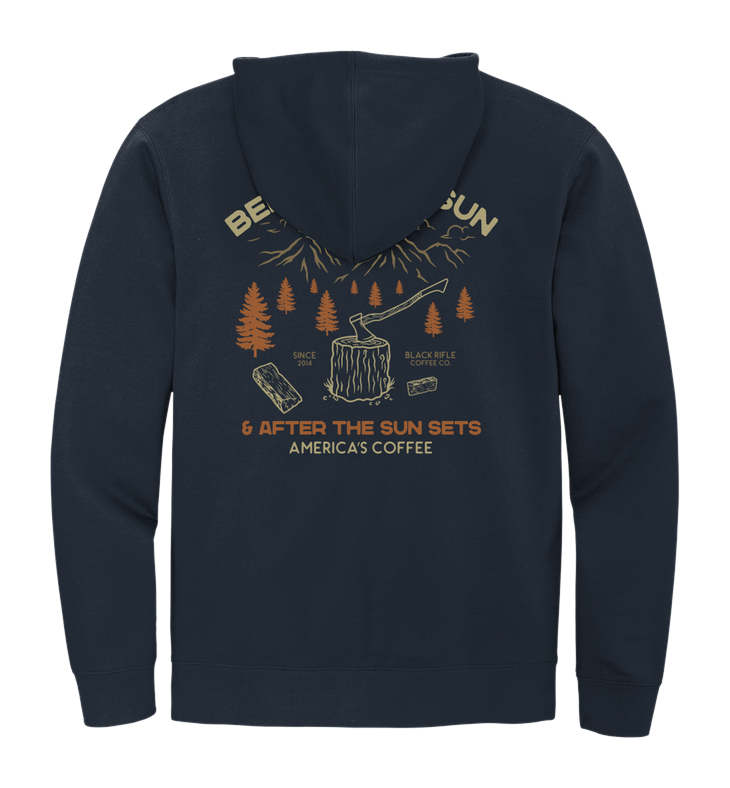 Black Rifle Coffee Company Black Rifle Coffee Company Before the Sun Zip Hoodie - New Navy - $49.99 at Bass Pro Shops