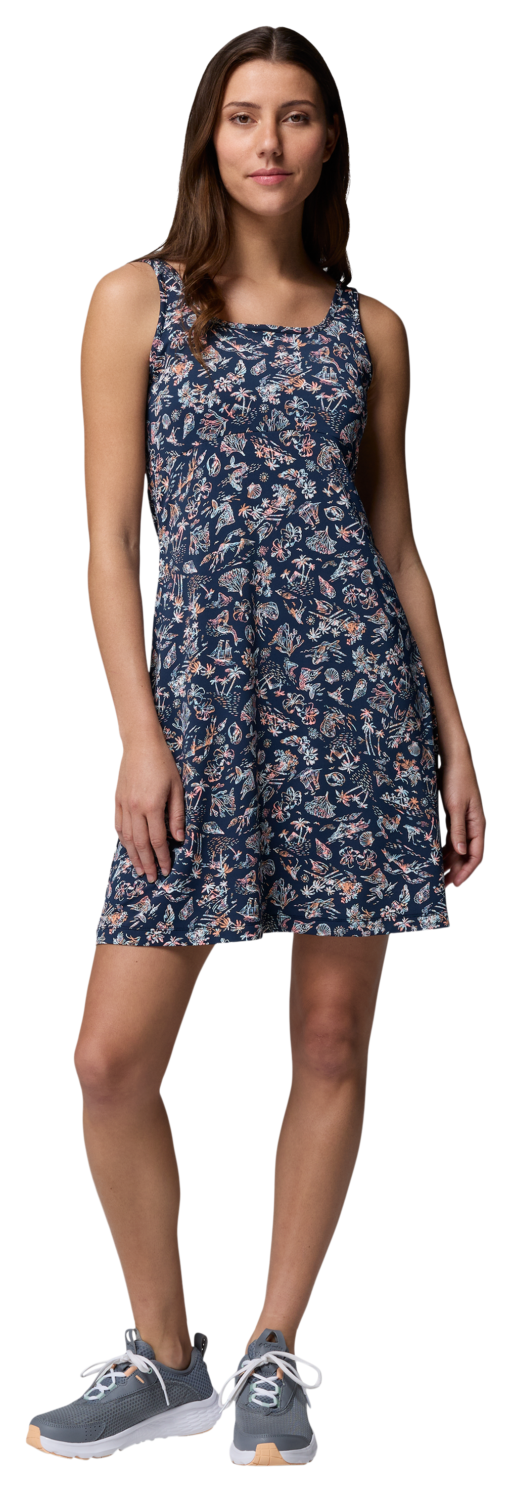 Image of Columbia PFG Freezer III Sleeveless Dress - Collegiate Navy KonaKai
