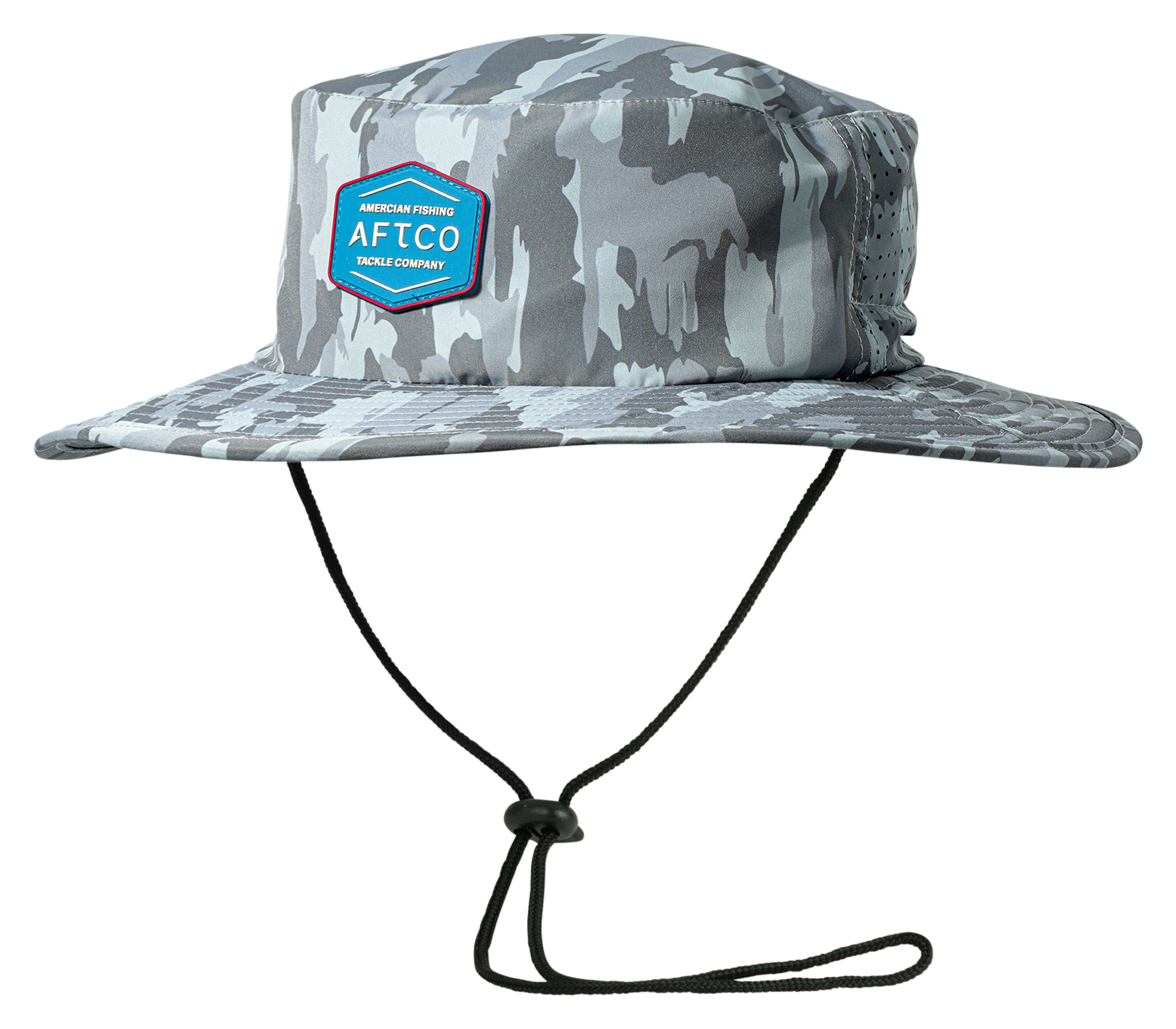 Image of AFTCO Tropics Booney Hat - Steel Current Camo