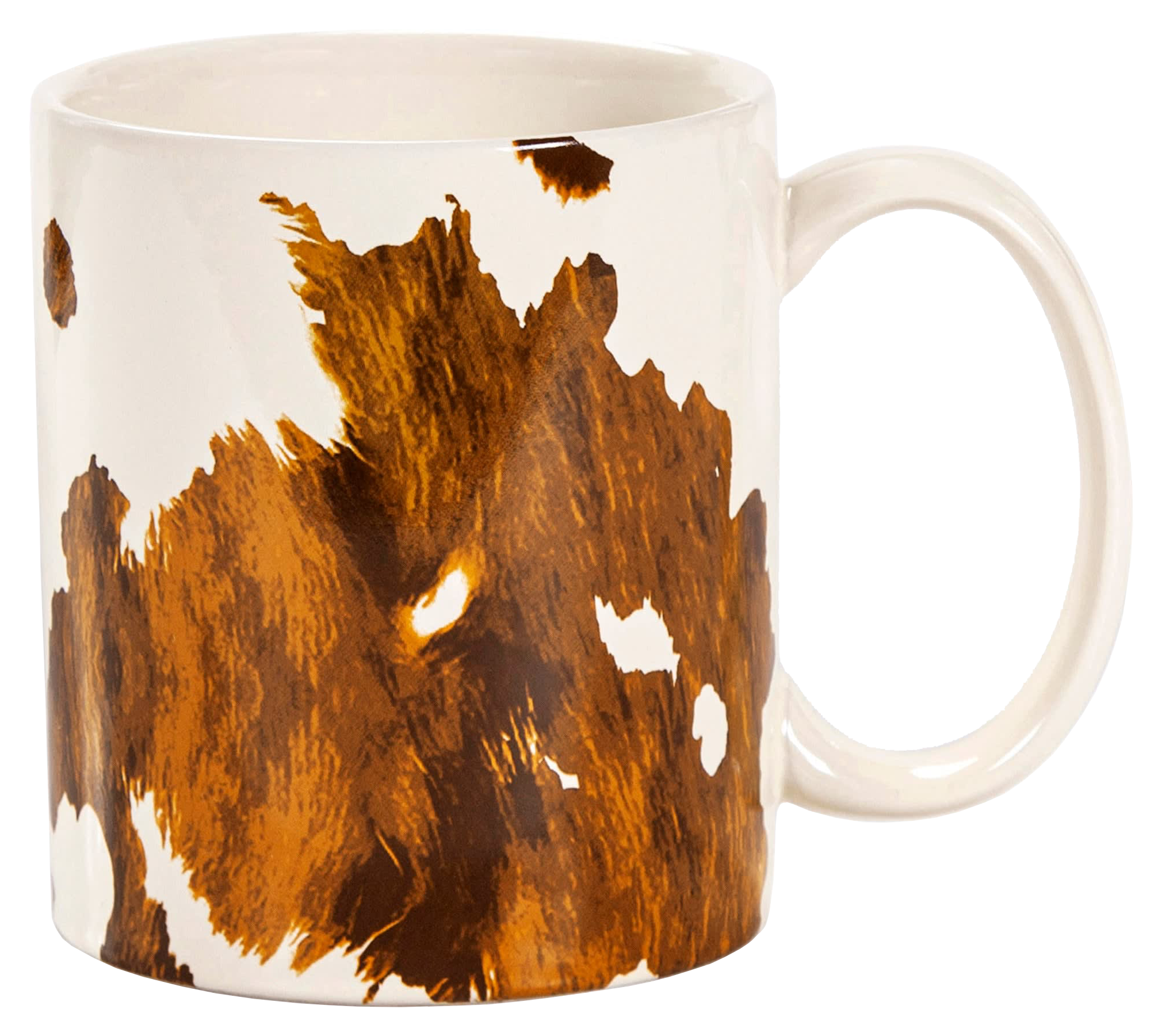 Image of HiEnd Accents Elsa Cowhide Mugs