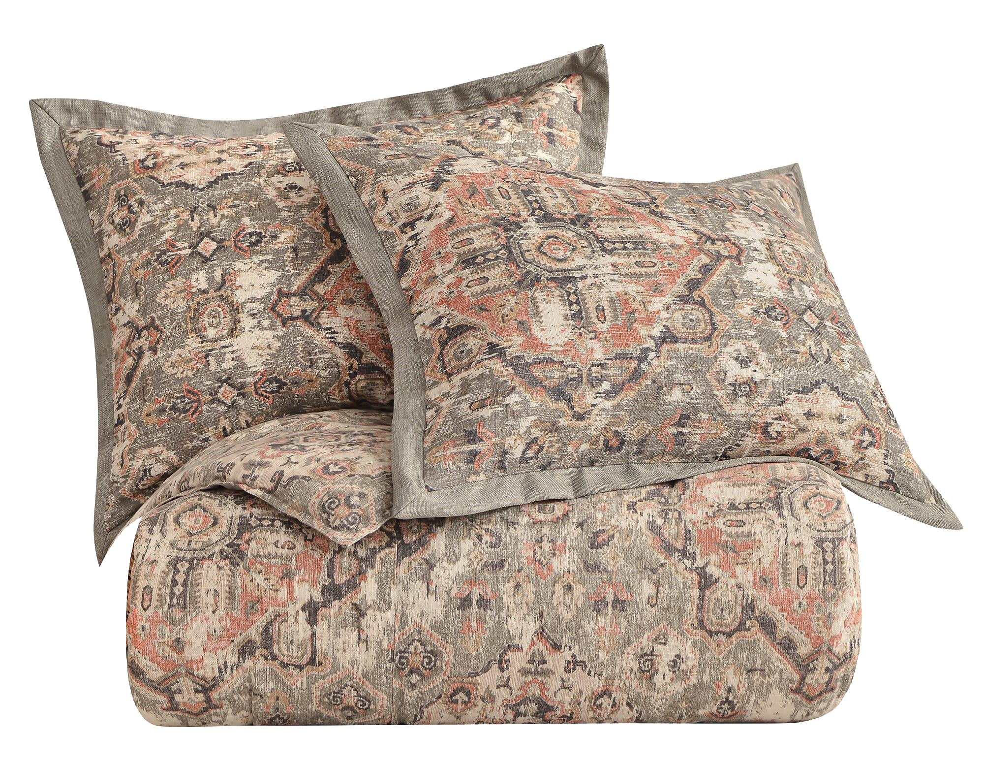 Image of HiEnd Accents Carmen Kilim Comforter Bedding Set - Queen