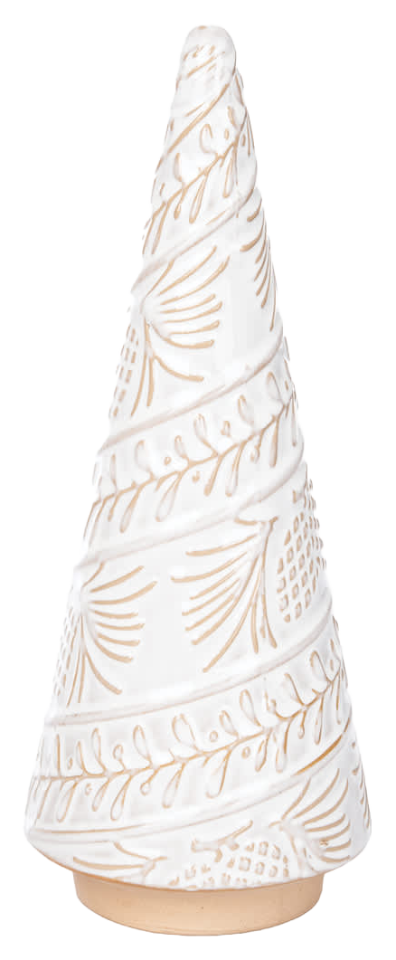 Image of C&F Home Embossed Christmas Tree Figurine - Pinecone