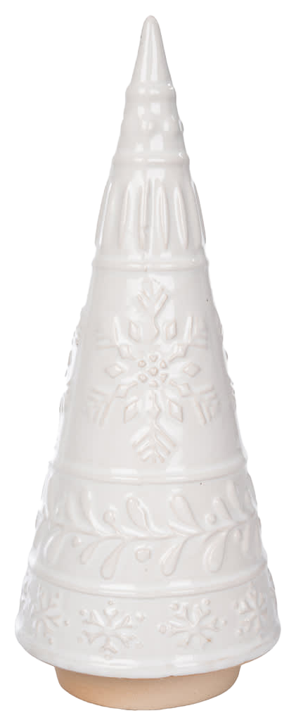 Image of C&F Home Embossed Christmas Tree Figurine - Snowflake