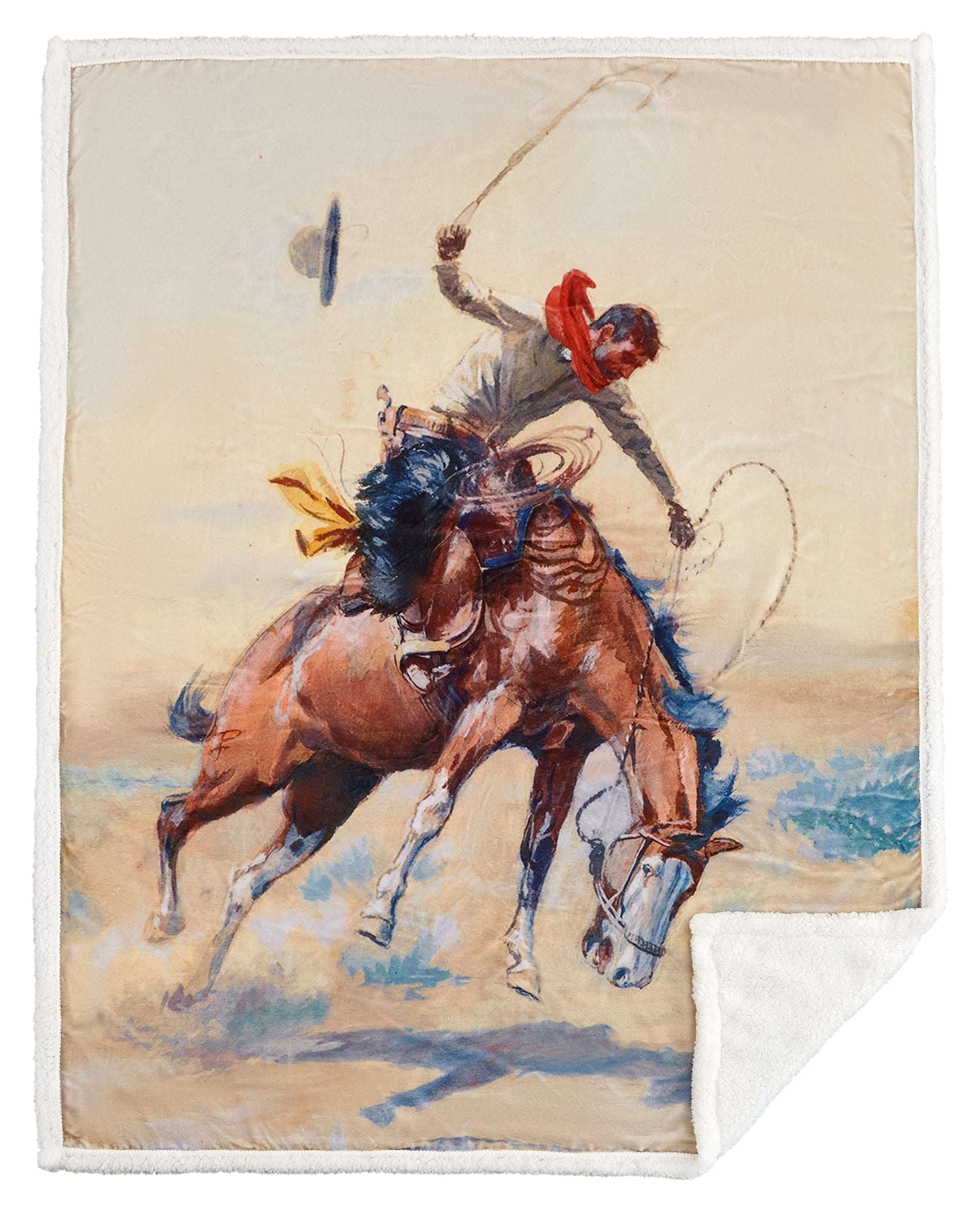 Image of HiEnd Accents Buster Campfire Sherpa Throw